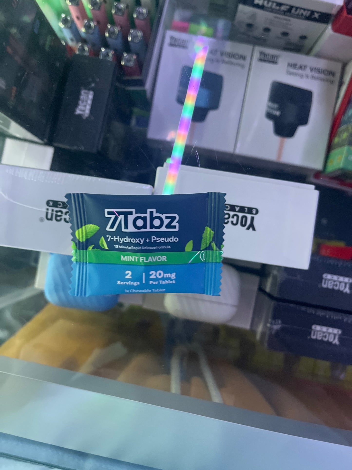 7tabz 7 hydroxymitragynine mint flavor pseudo 20mg 2 servings