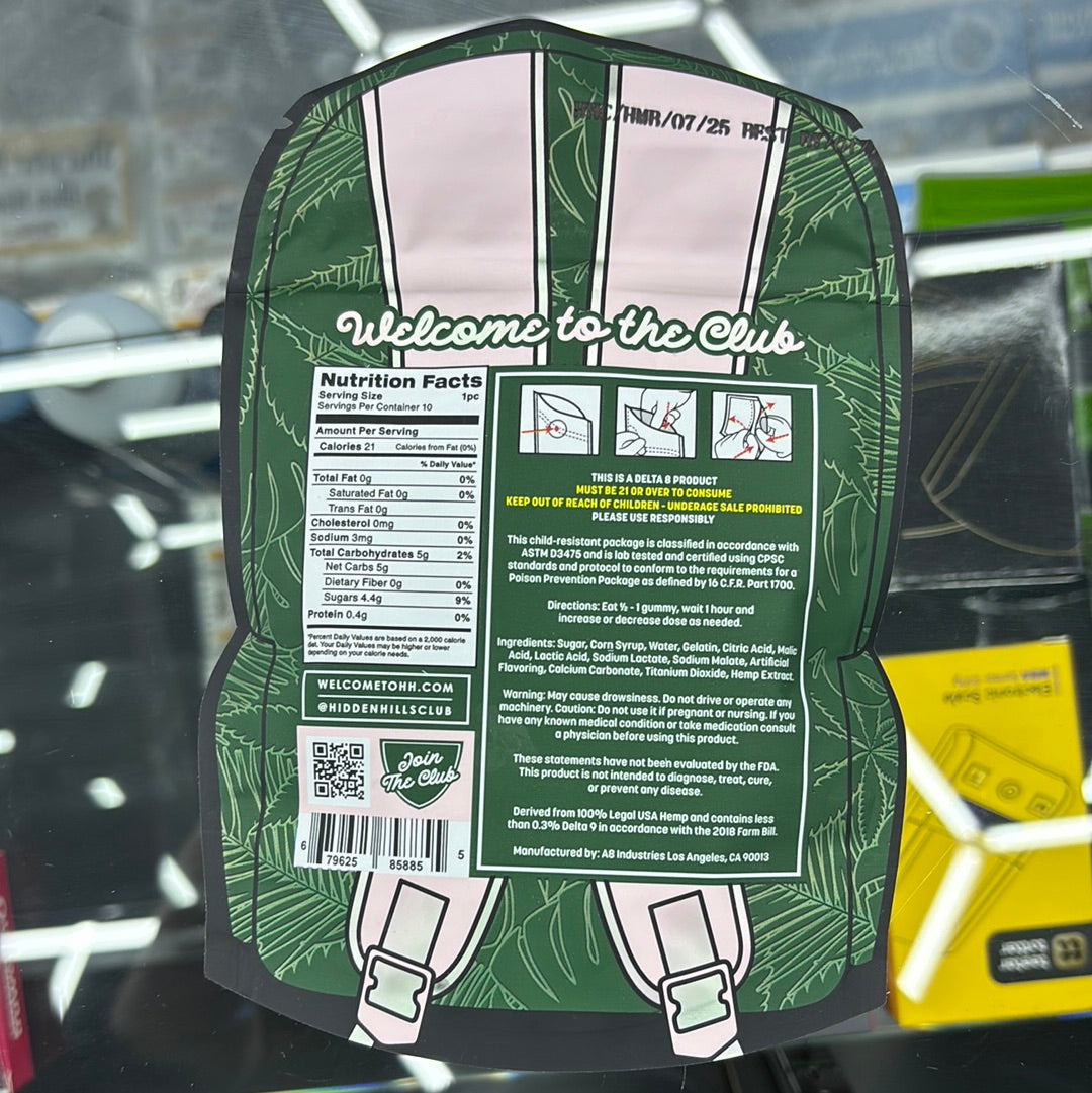 Hidden Hills club, hidden mellon belts, 3000 MG 10 count