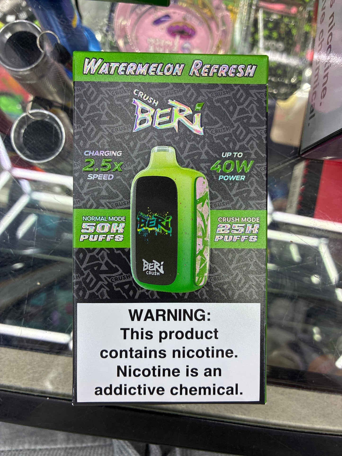 Crush beri watermelon refresh 50k puffs