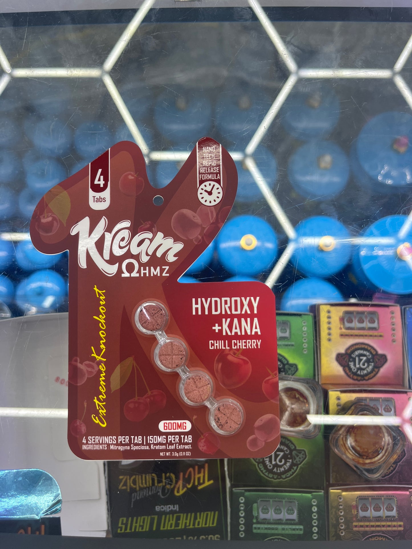 Kream ohmz chill cherry hydroxy+kana 150mg