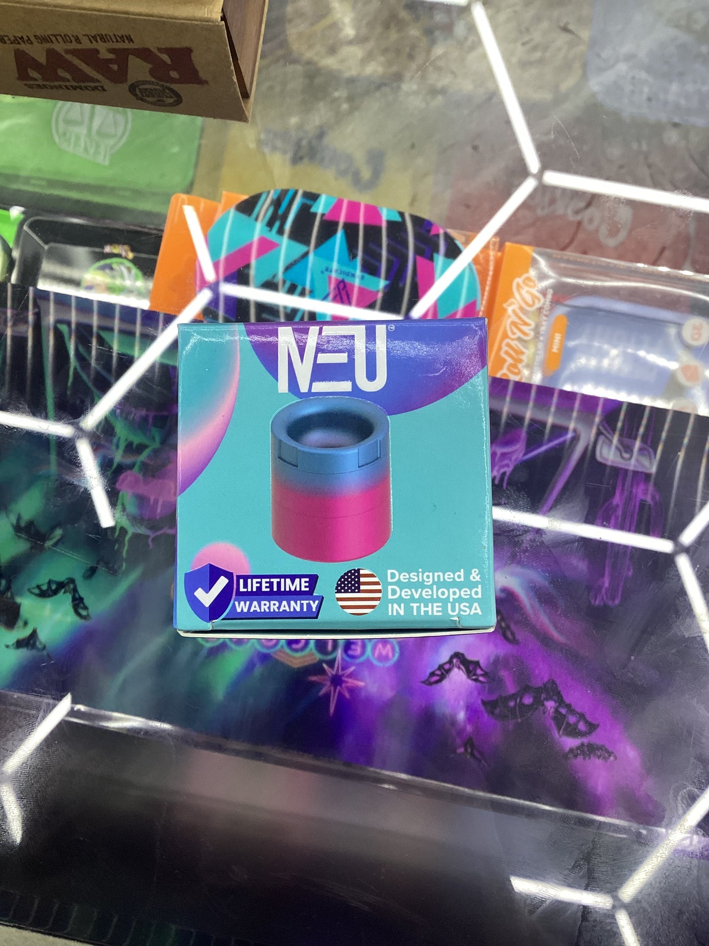 Neu grinder blue n pink