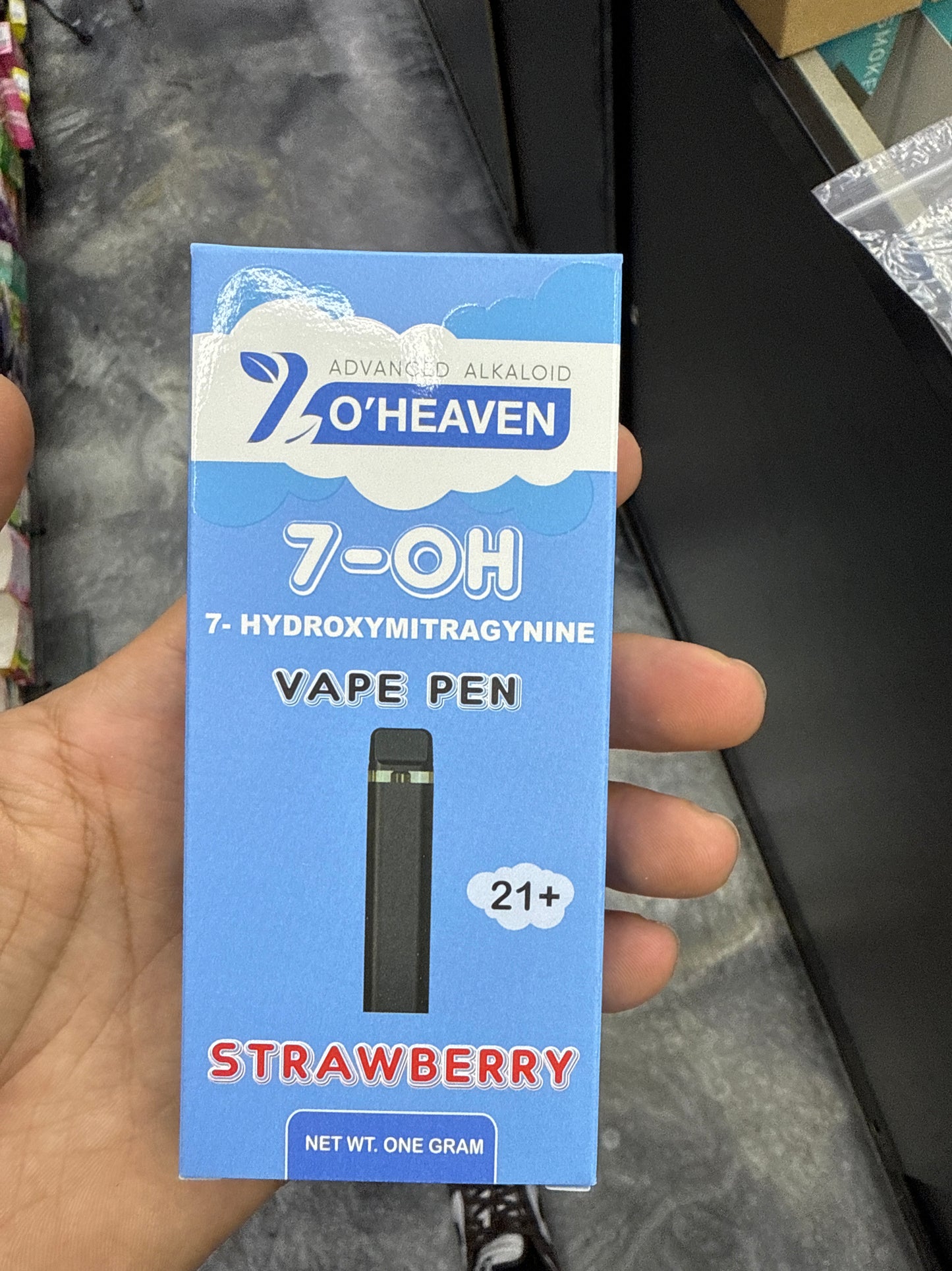 7 advance alkaloid oh Haven 7 oh vape pen strawberry 1 g