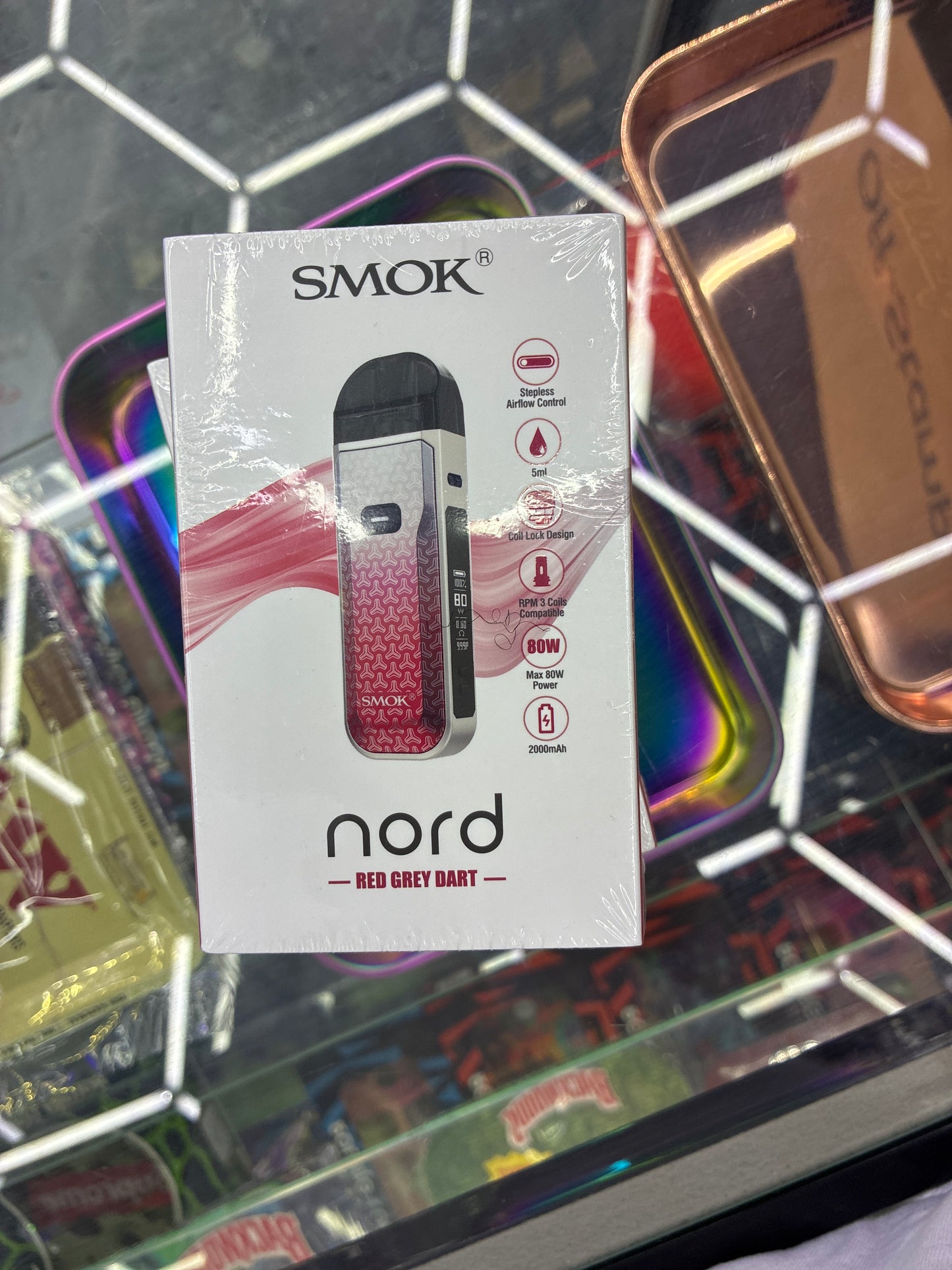 Smok Nord 5 kit red grey dart