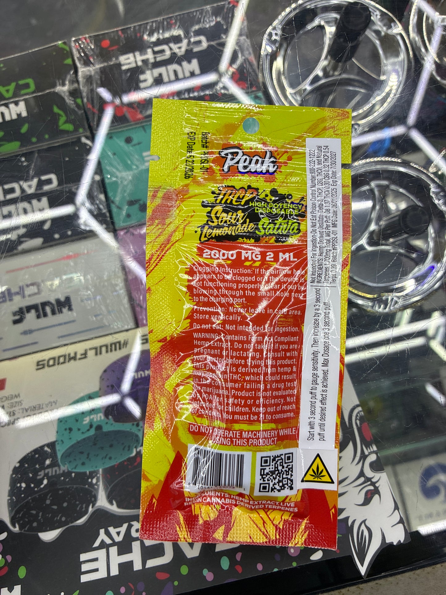 Peak thcp sativa sour lemonade sativa 2g