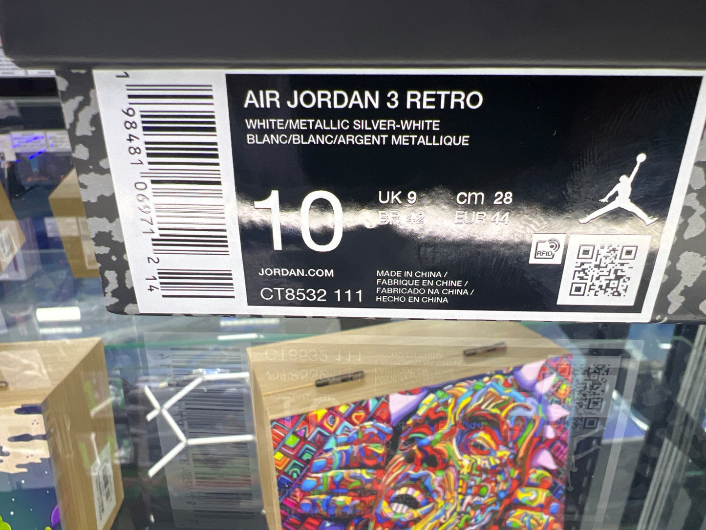 Air Jordan retro 3 pure money size 10