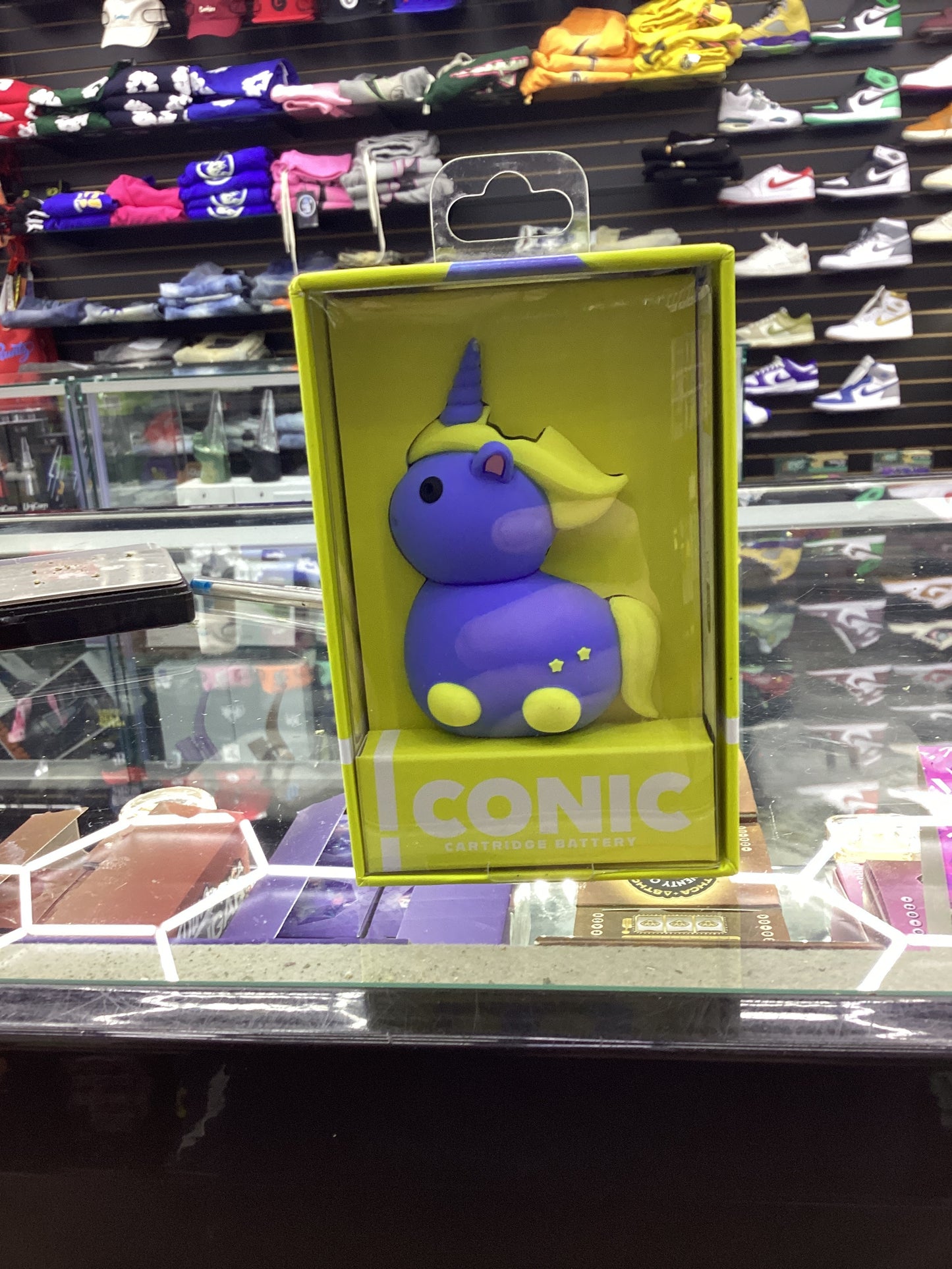 Iconic cartridge unicorn battery blue/yellow