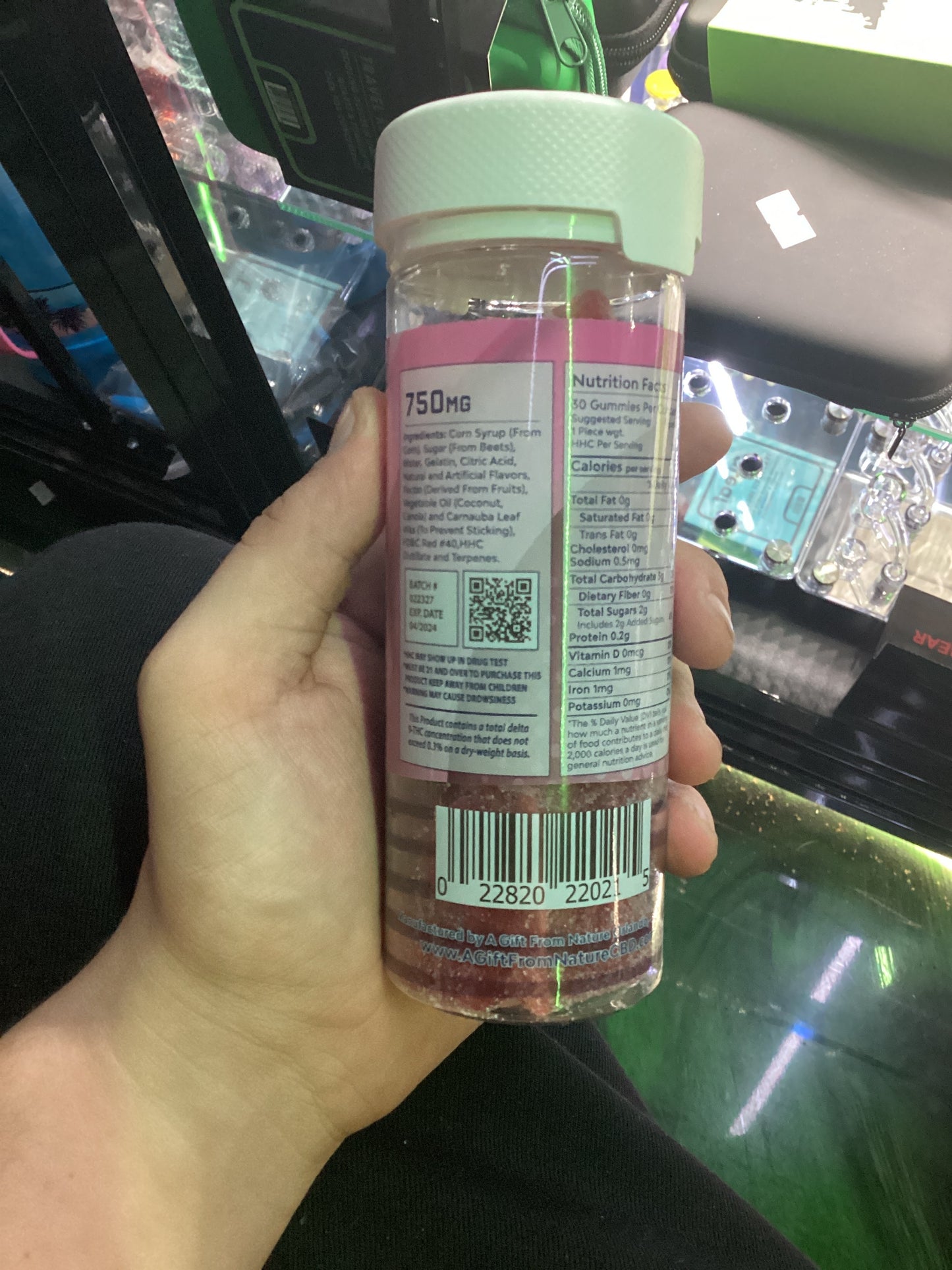 Hhc gmy 30 ct 750 mg raspberry diesel sativa