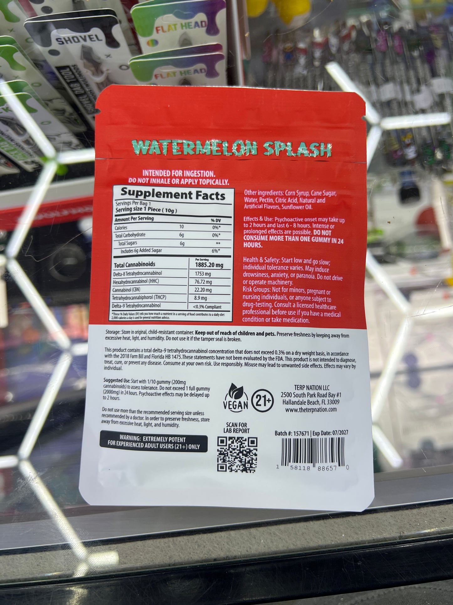 SMAK’D GUMMIES Watermelon Splash 5ctx 2000mg