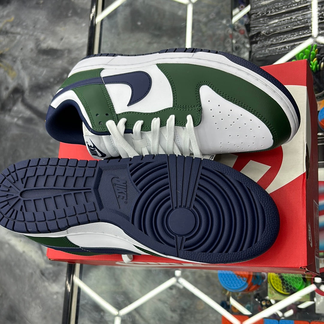 Nike dunk low fir/midnight, navy – white sapin/blank/marine minuit size 10.5