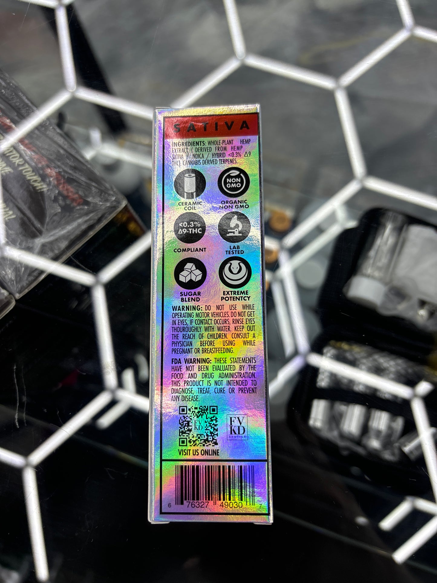 Fvkd exotics strawberry cough, 3.5Gtiva THCA sugar
