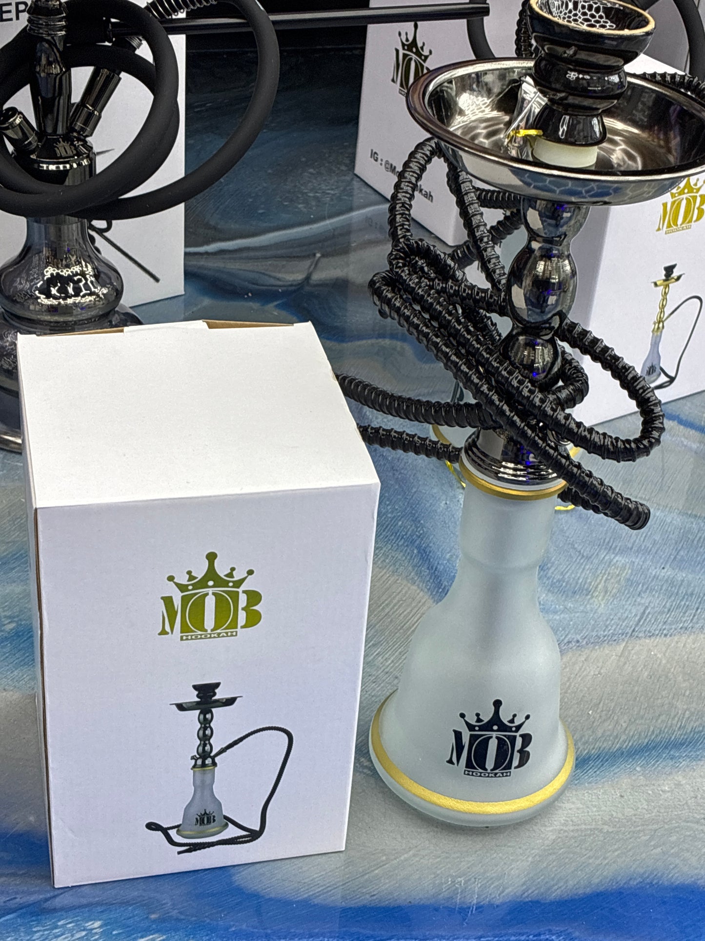 Mob marrakesh hookah 19’ gold
