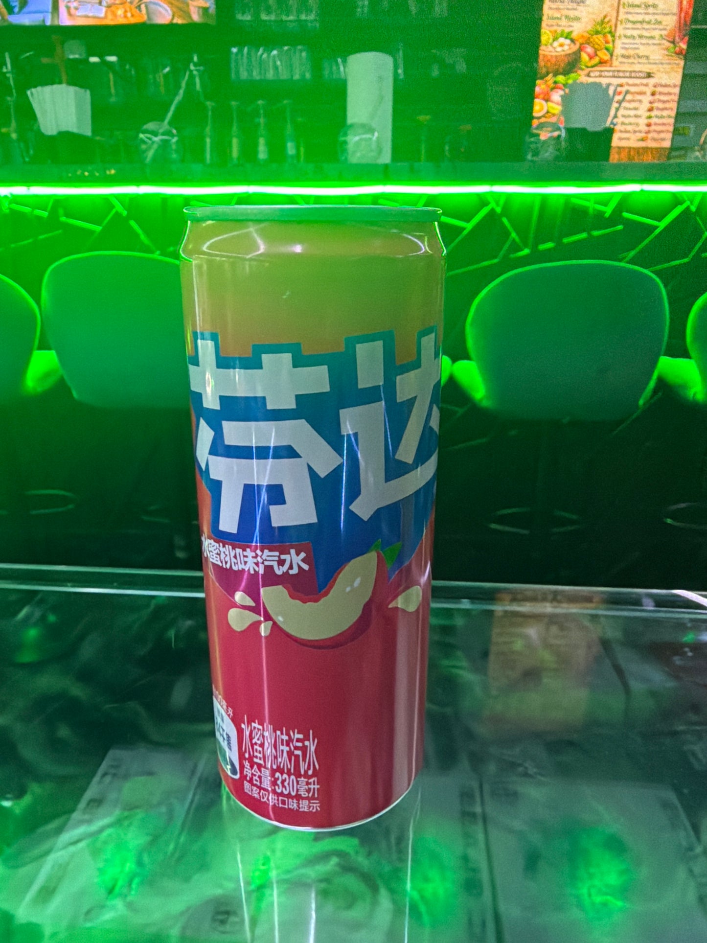 Fanta exotic soda White Peach 330ML
