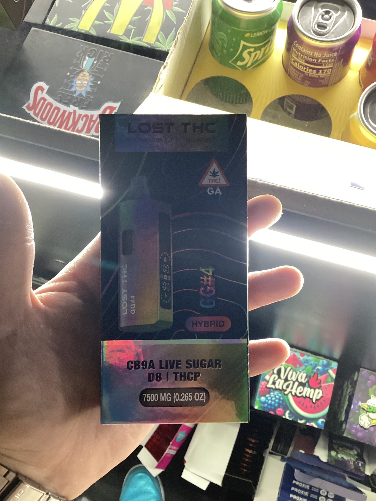 Lost thc GG#4 sativa cb9a 7.5 G