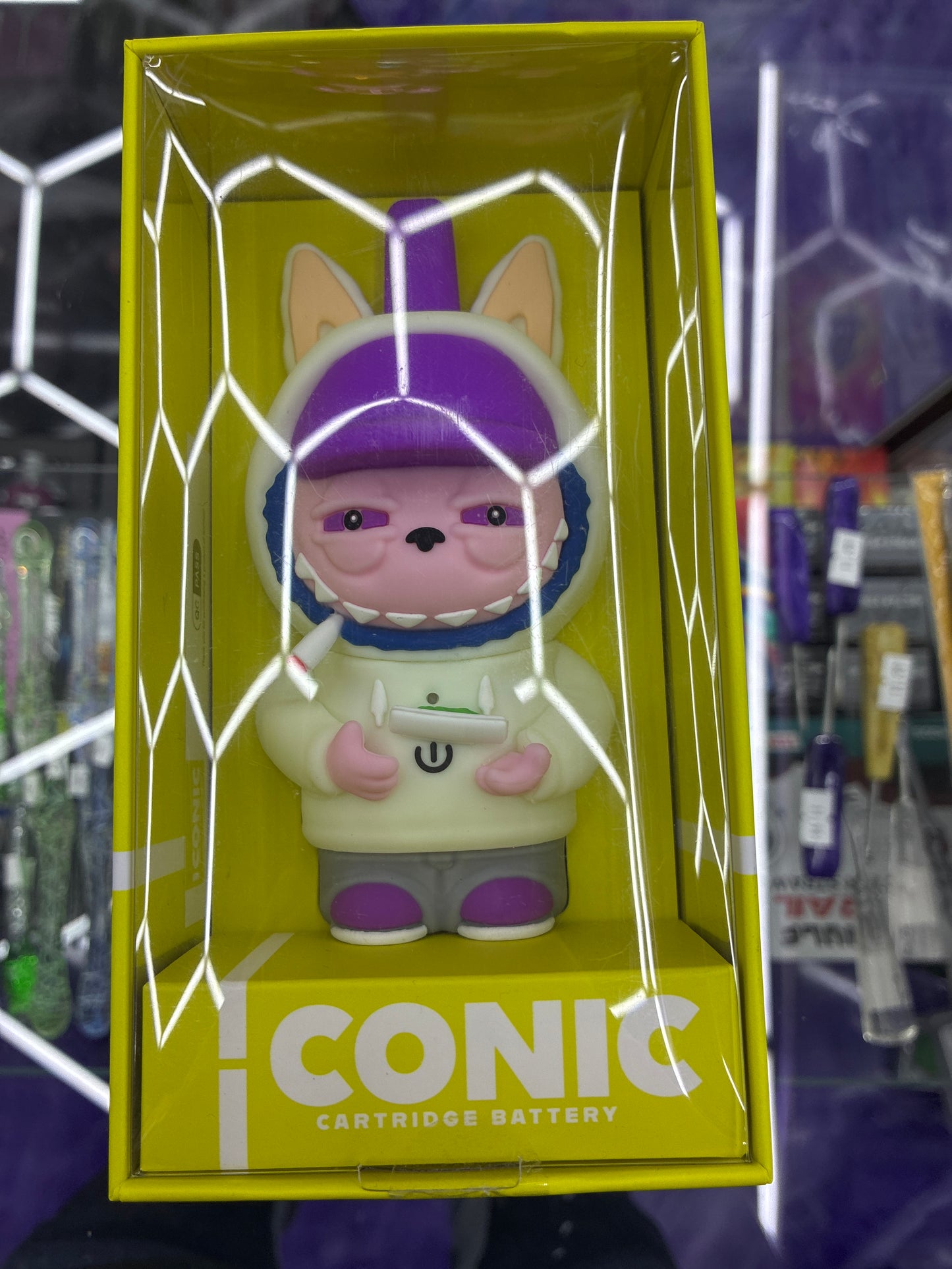 Iconic battery labubu stoned