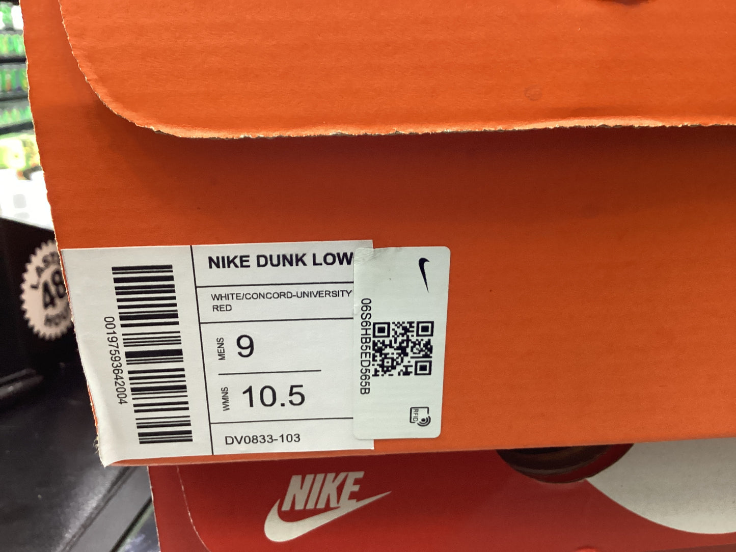 Nike dunk low concord white/ blue Men’s size 9
