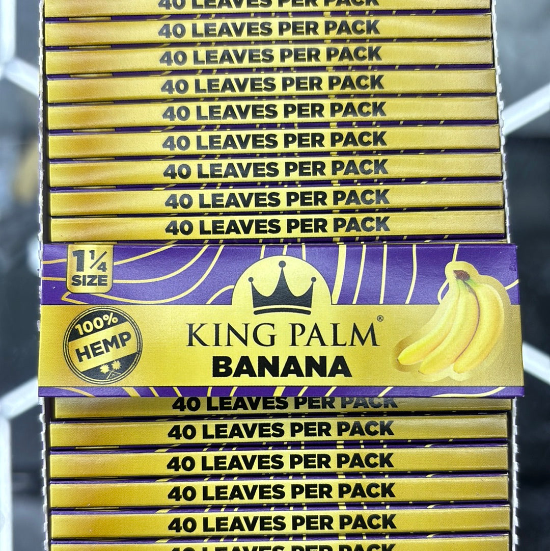 King palm, banana 1 1/4 rolling paper