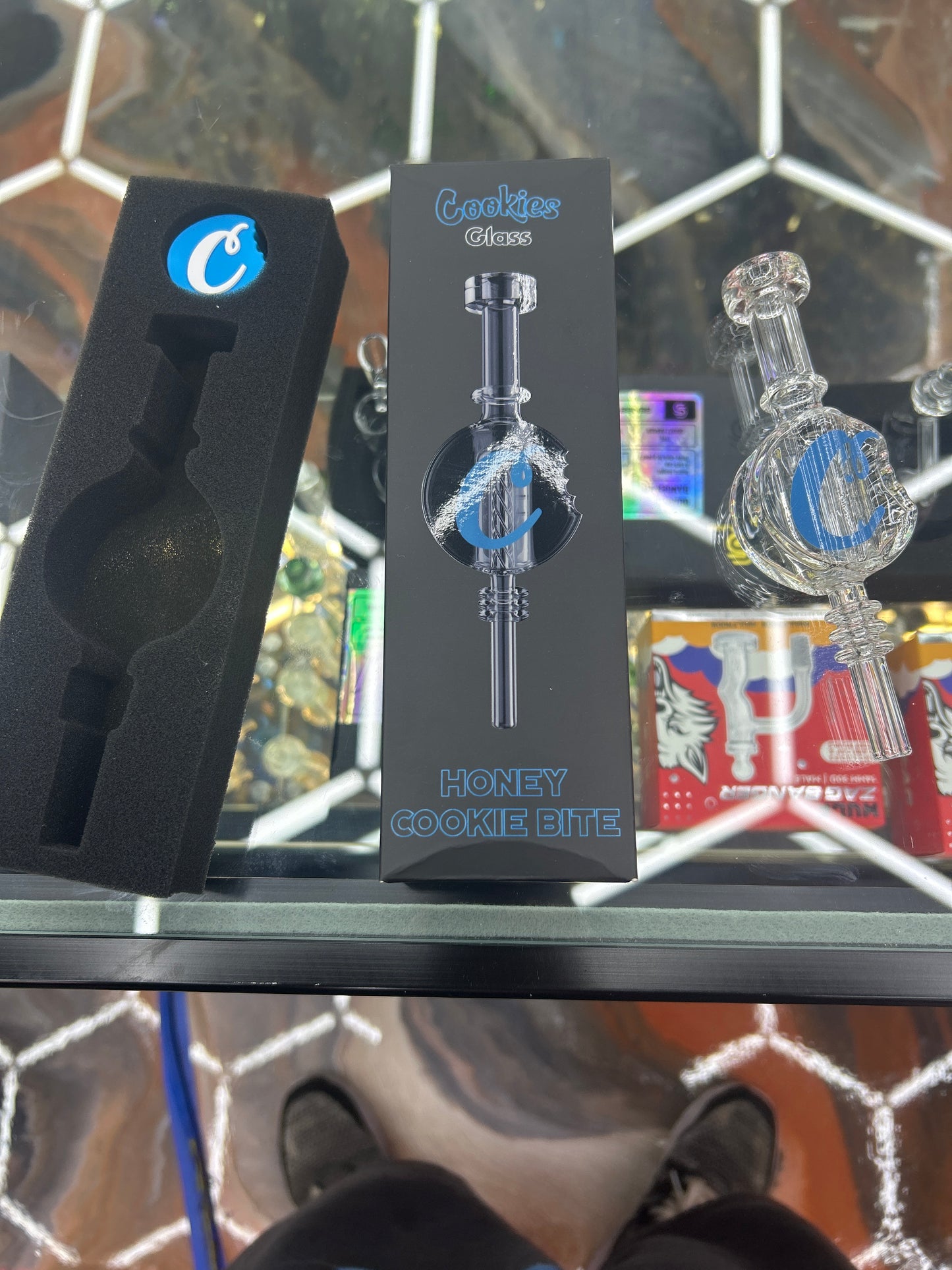 Cookies glass nectar collector honey cookie bite