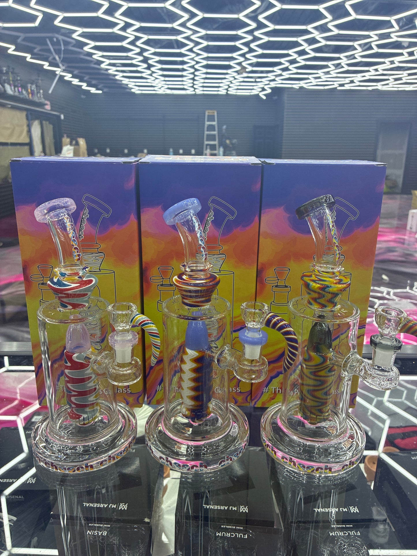 Cheech Water Pipe Ch-314 Zig-Zag Ripper