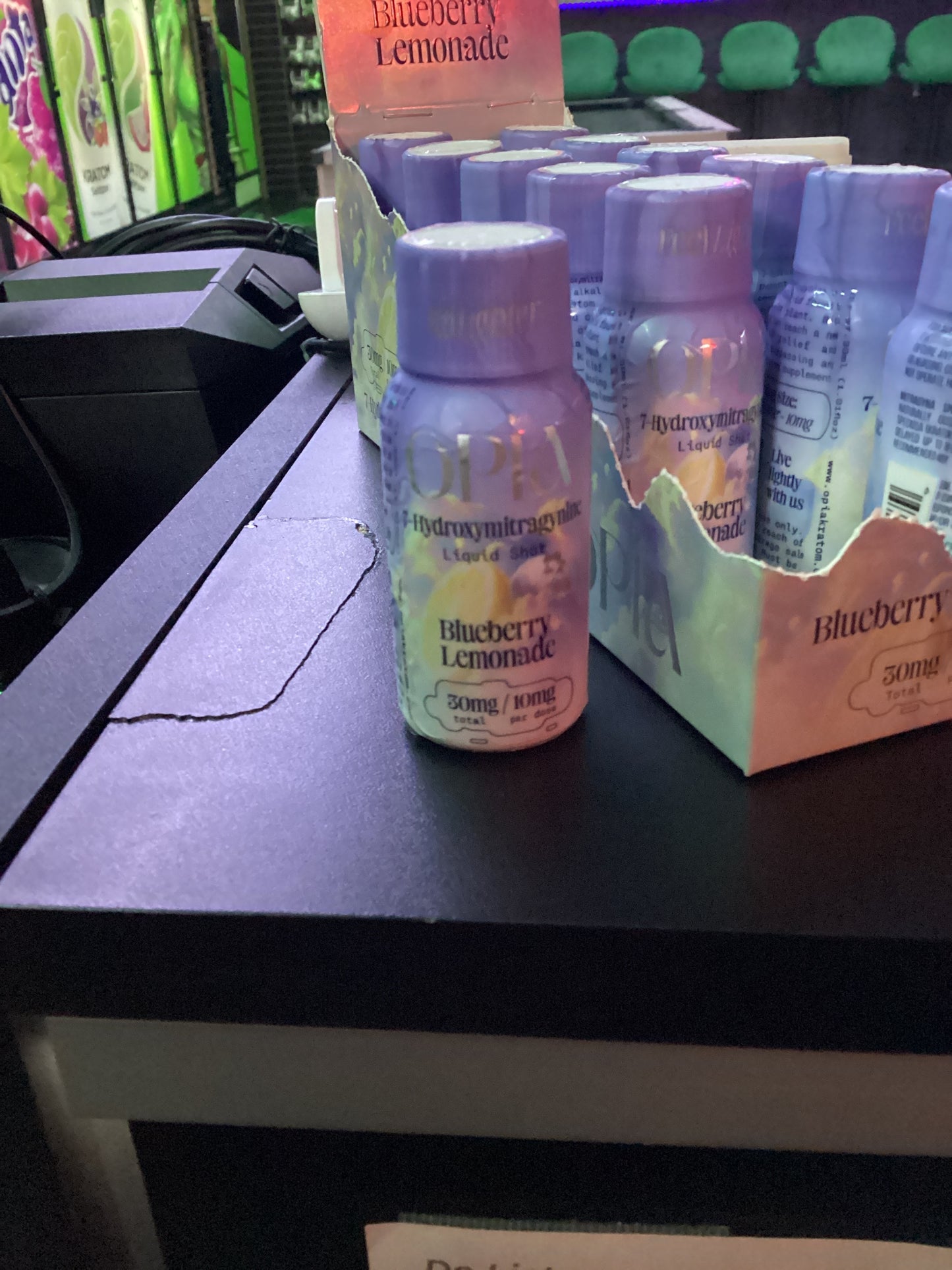 Opia shot 30mg/10per serving blueberry lemonade
