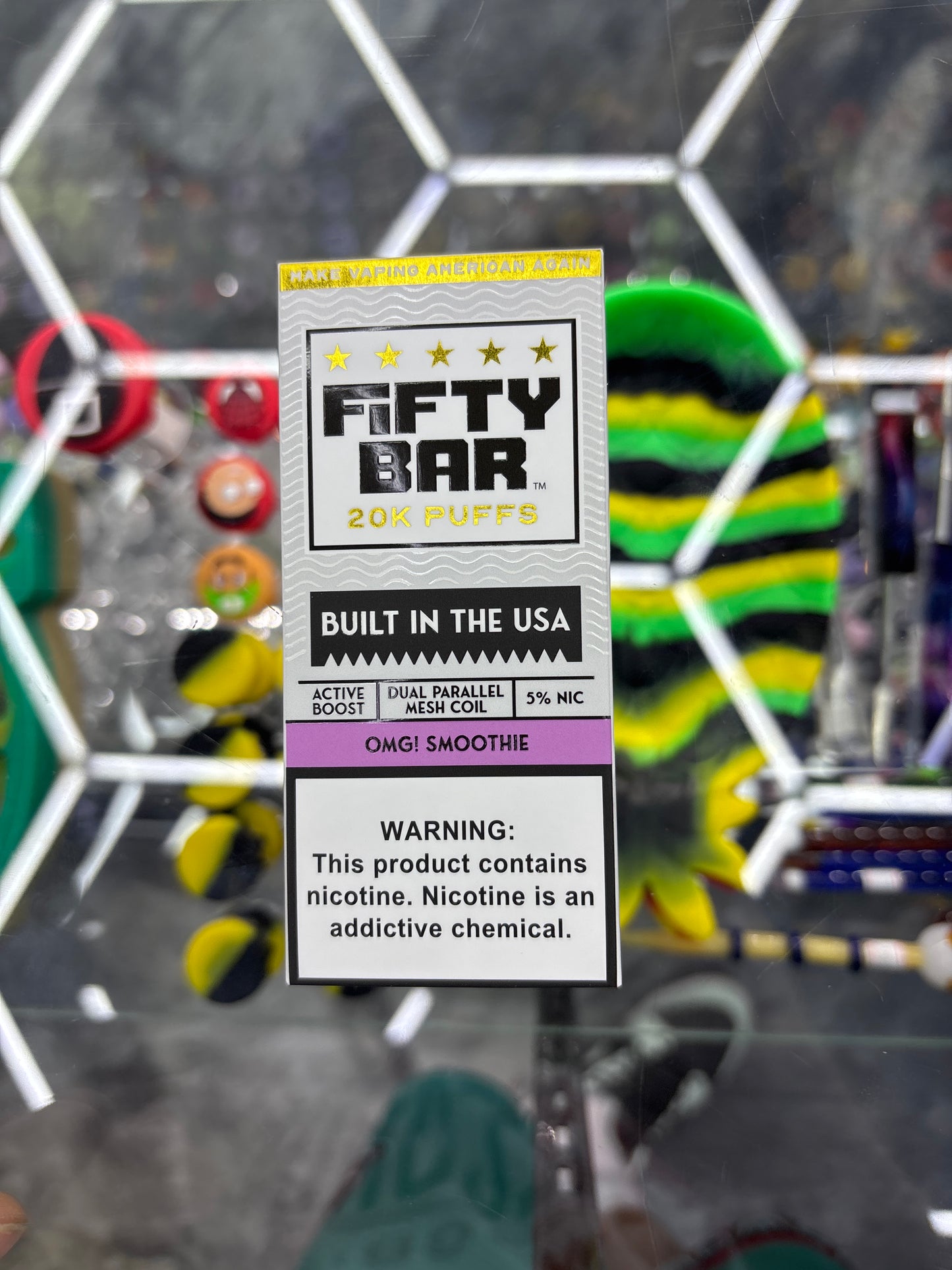 Fifty bar 20K puff omg smoothie