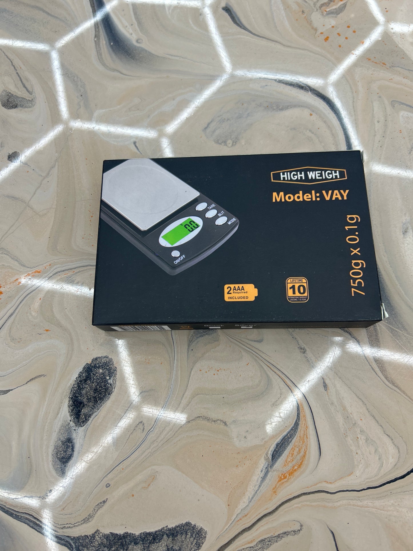 High weight model:VAY 750g x 0.01g