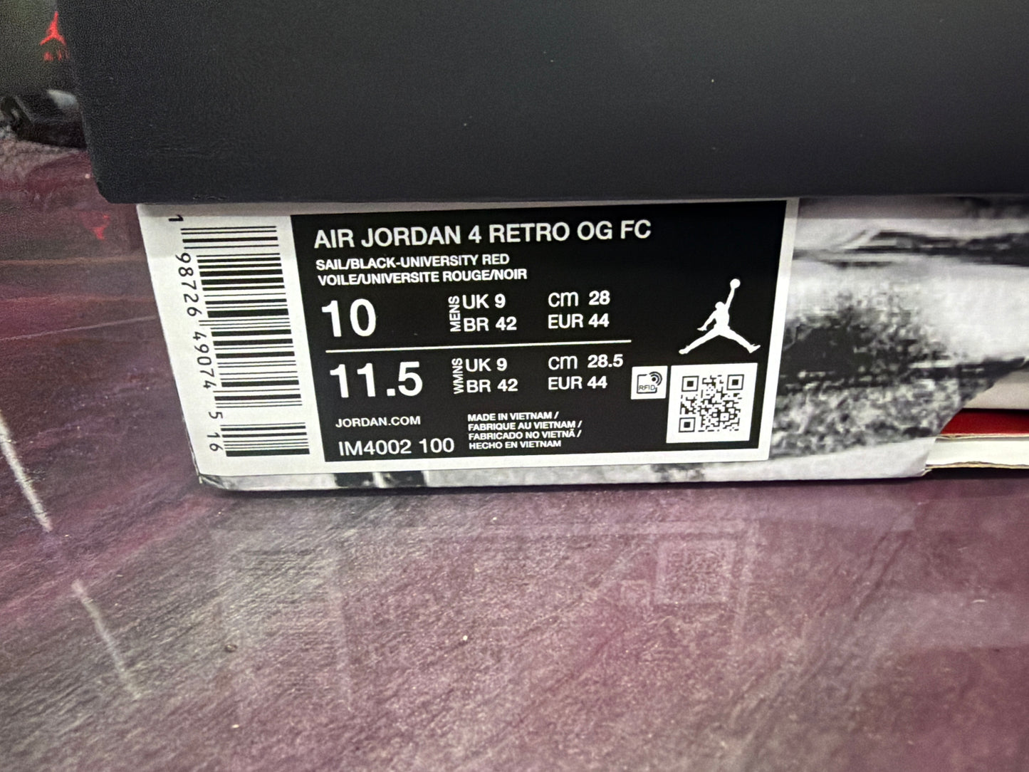 Air Jordan 4 Retro Flight Club Size 10