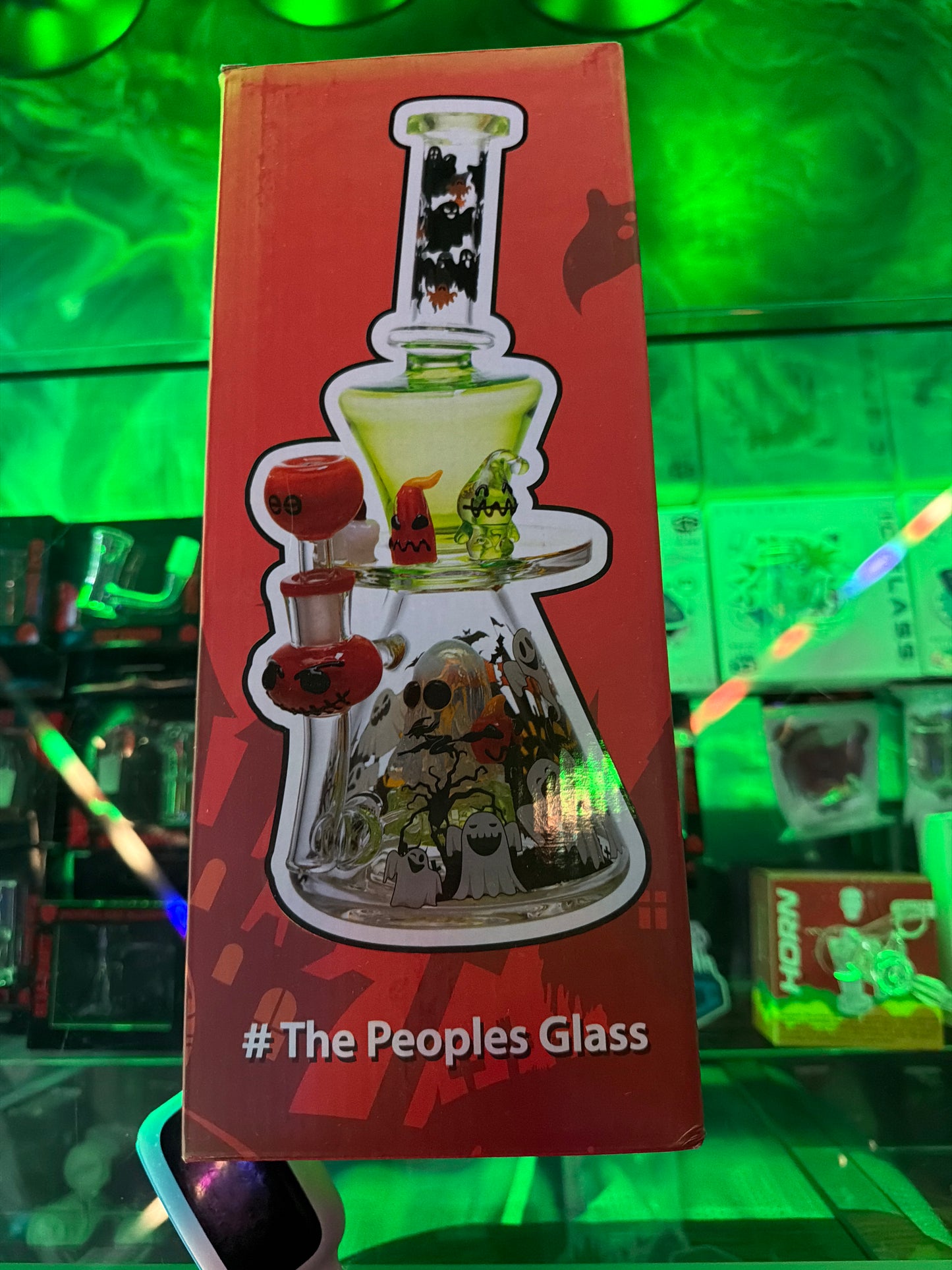 CHEECH GLASS - BOO-TIFUL FOR HIGH SPIRITS BEAKER BONG