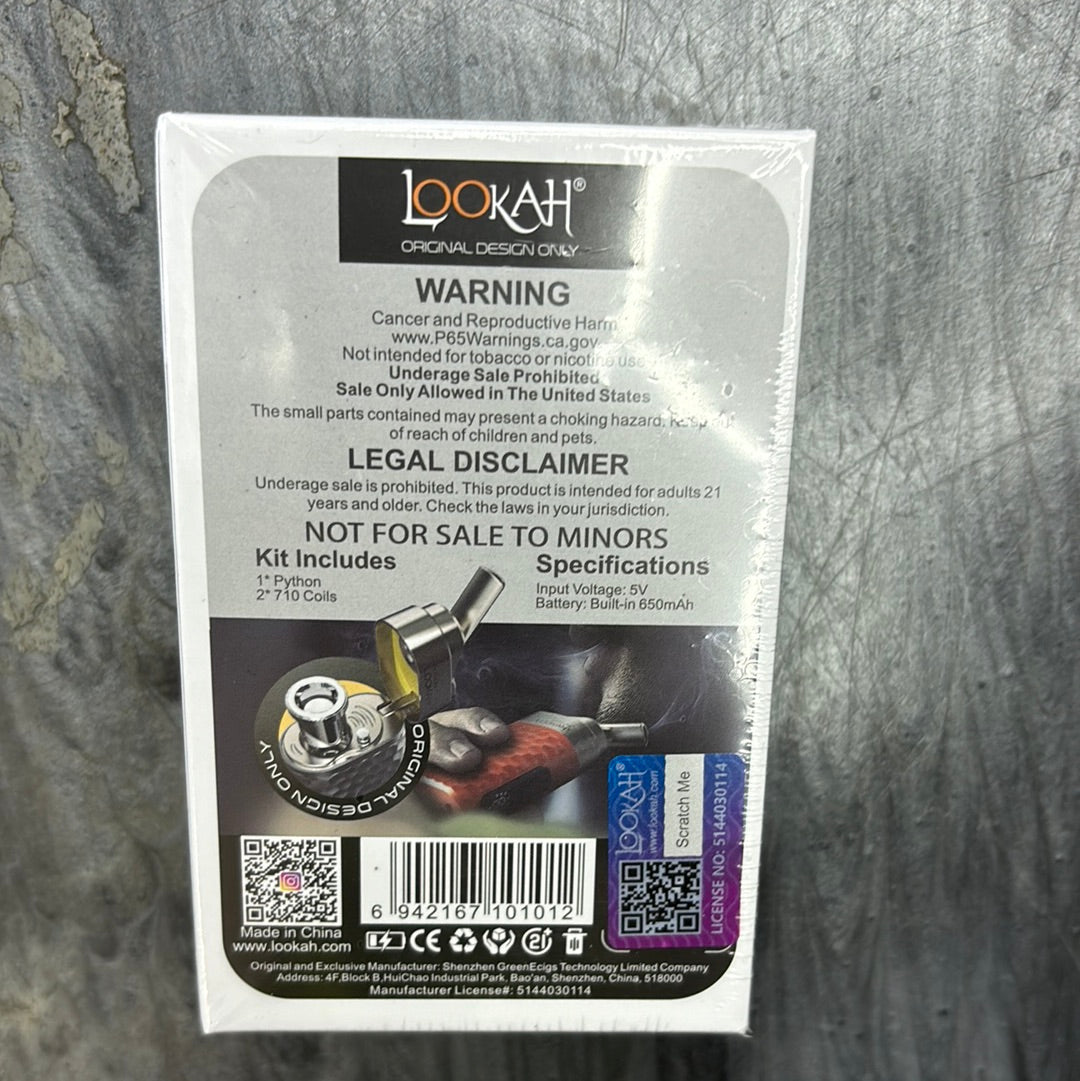 Lookah python neon green