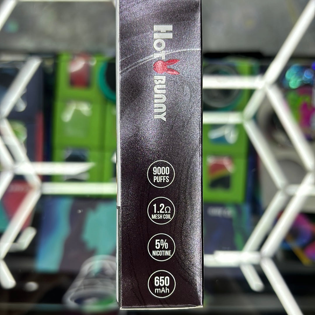 Lava hot bunny 9000 puffs black ice