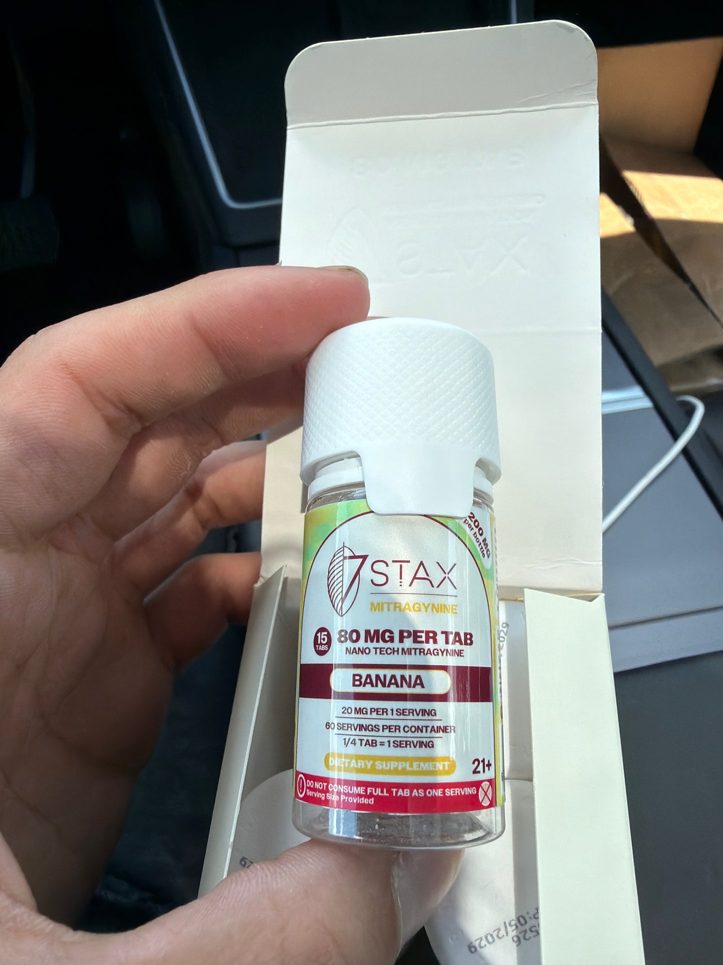 7Stax 15ctx80mg bottle bannana 1200mg