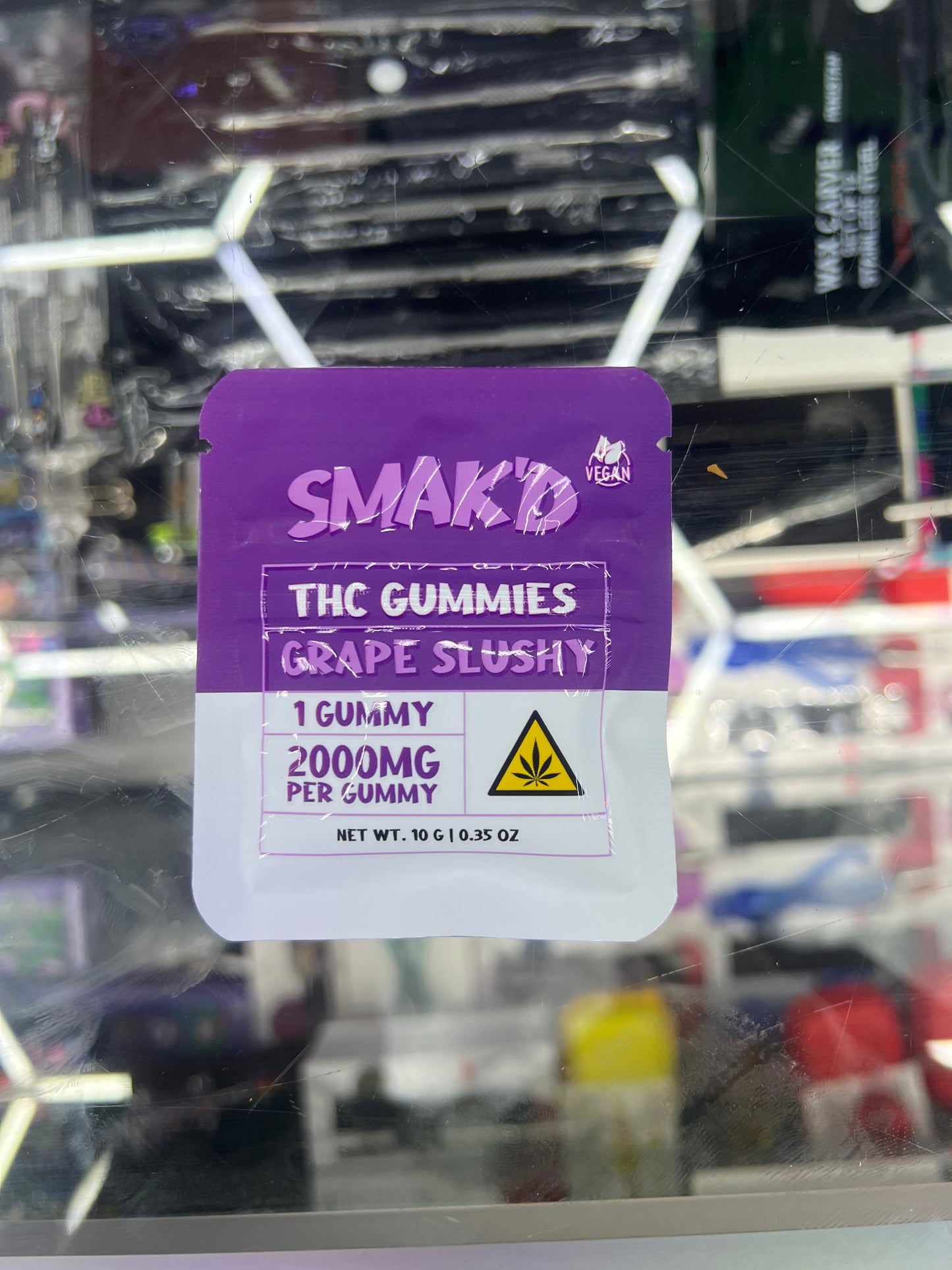 SMAK’D GUMMY 1ct x 2000mg grape slushy