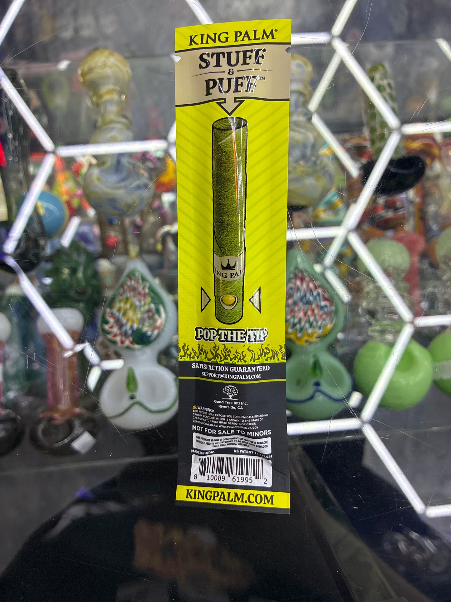 King palm banana cream green leaf 1g palm tube