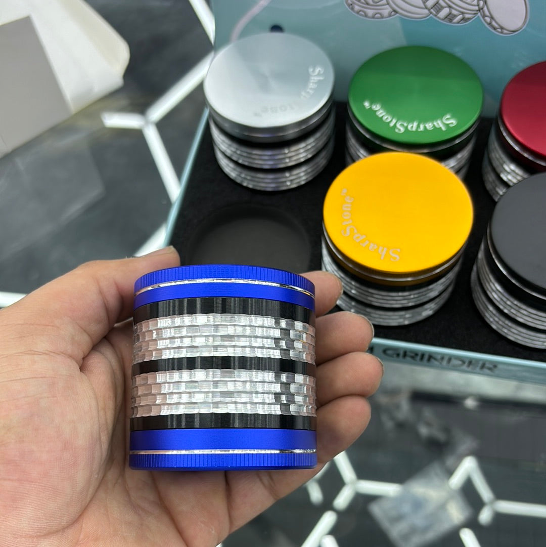 Star dust premium grinder, large engraved design