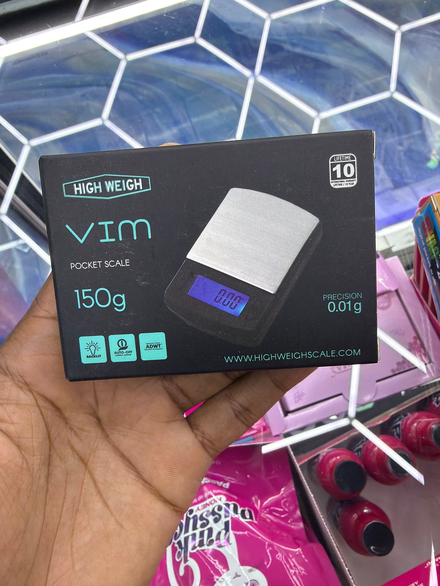 HIGH WEIGH VIM POCKET SCALE 150GX0.01G