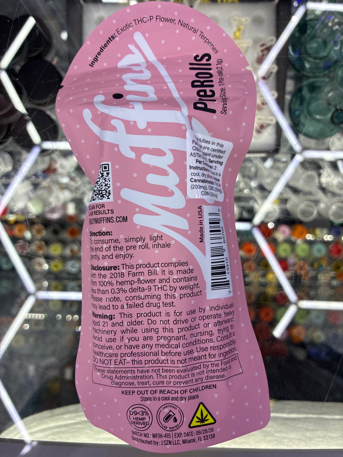 Jelly hole 2 prerolls assorted brownie gas/ purple pudding indica