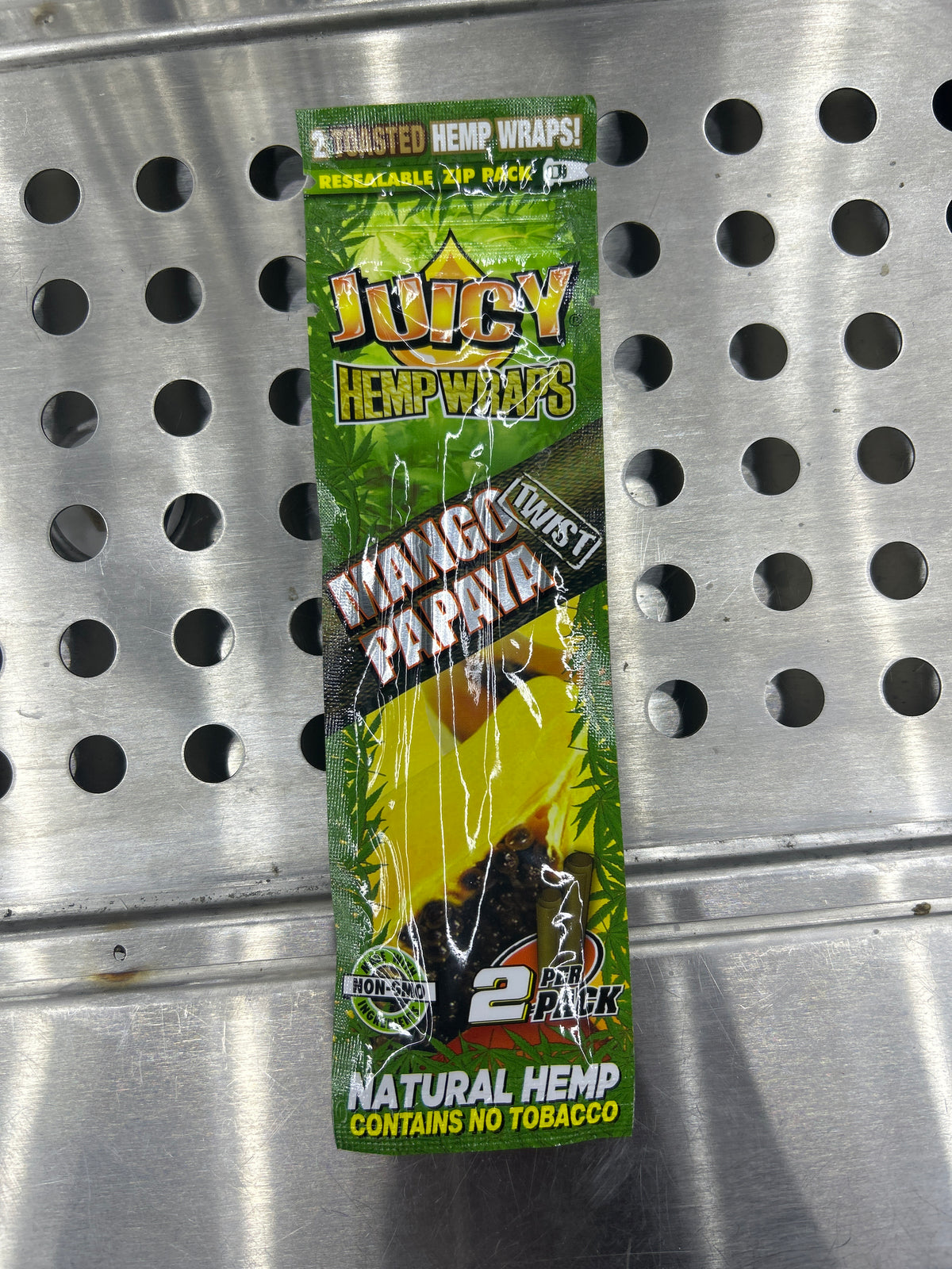 Juicy hemp wraps mango papaya, terp enhanced