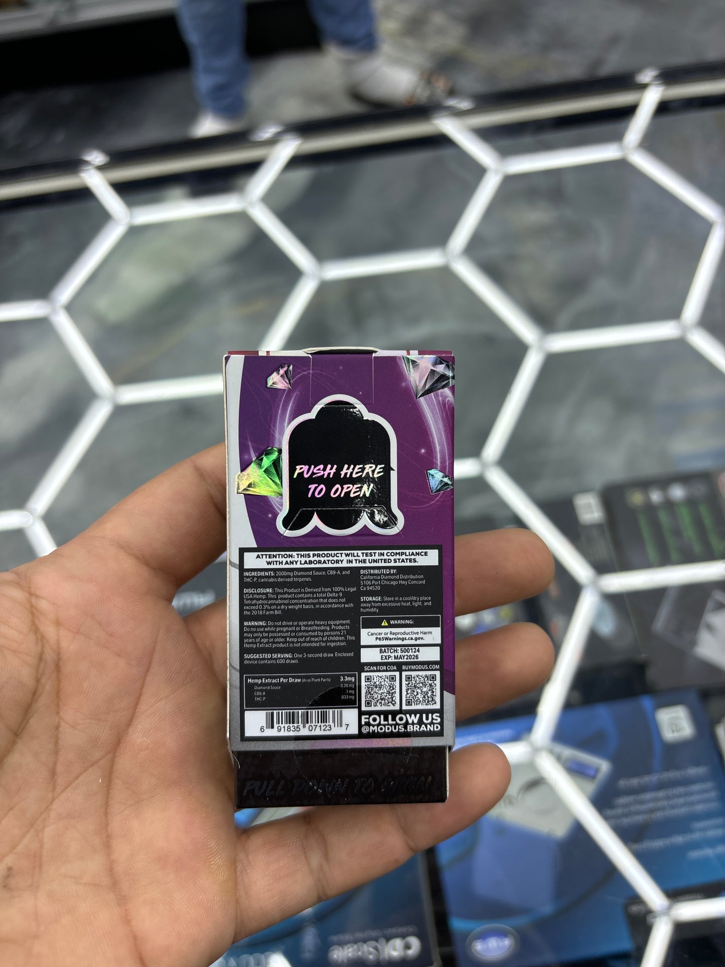 Modus platinum blend cherry bomb hybrid 2g cartridge