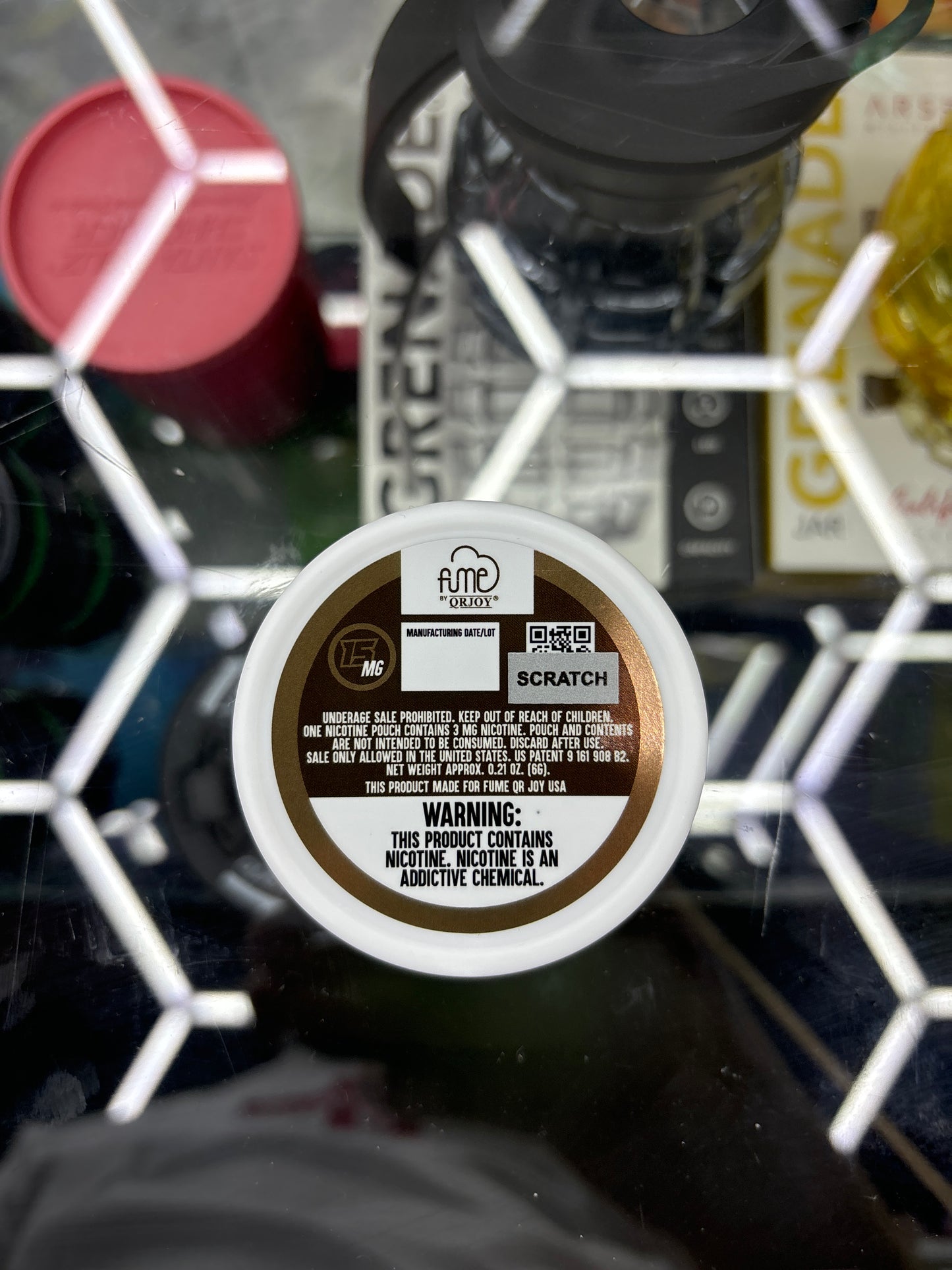 Fume nicotine pouches, cinnamon 15 MG 20 pouches