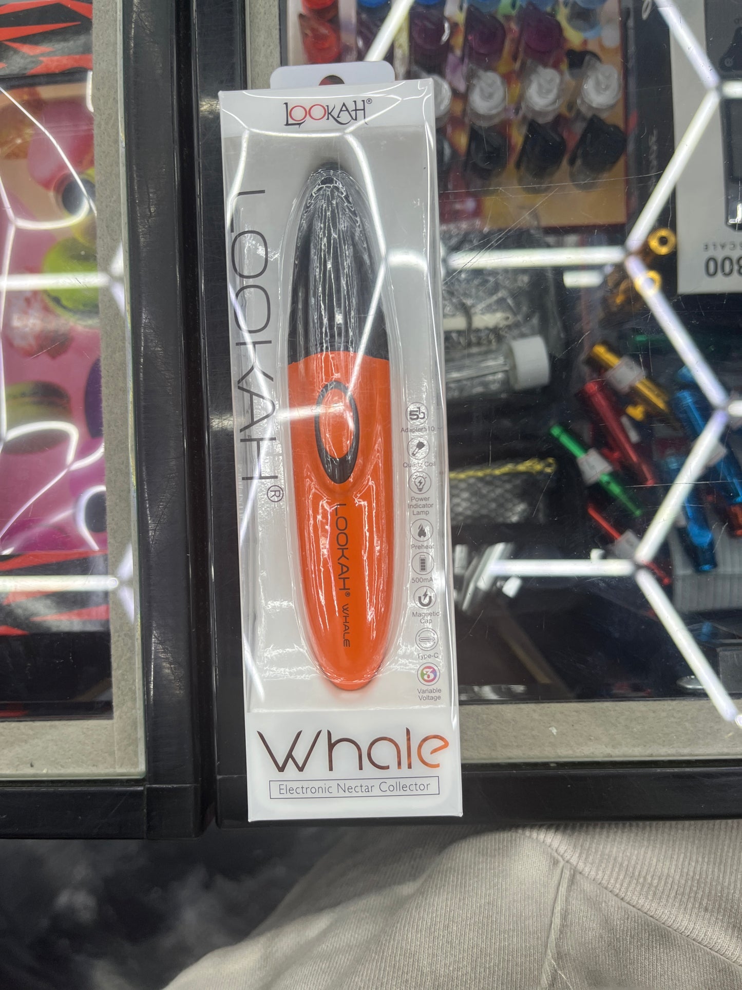 Lookah whale electronic nectar collector orange
