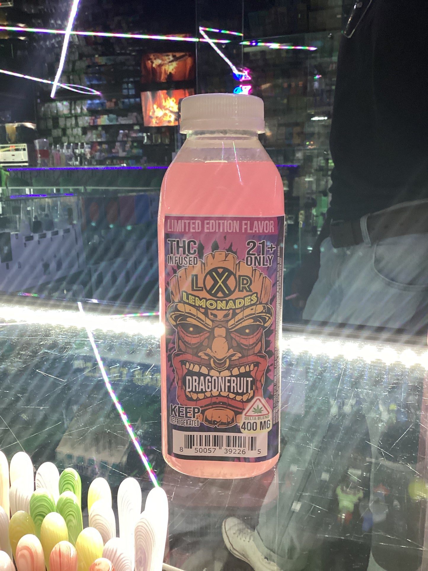LXR thca infused dragonfruit lemonade