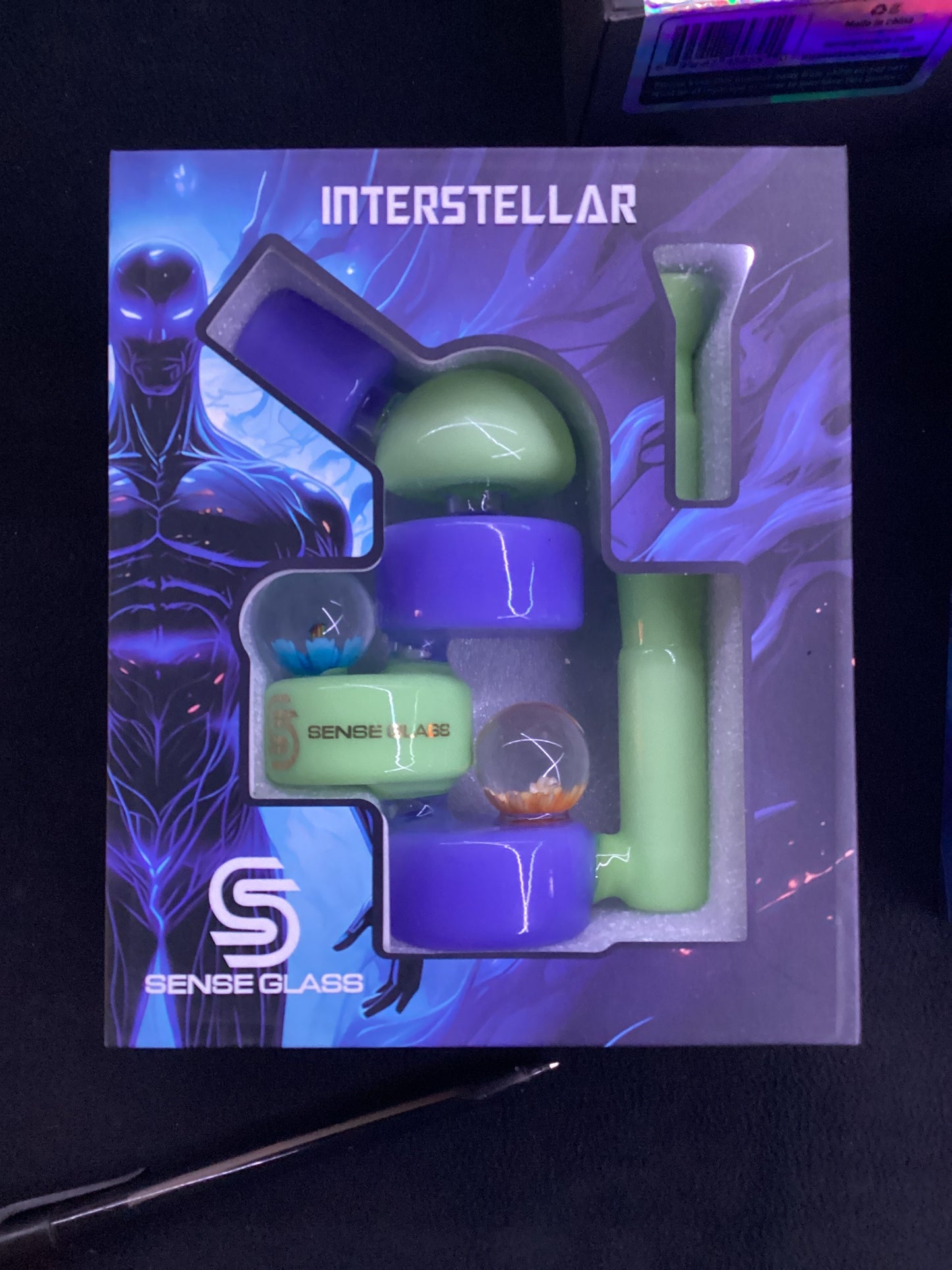 Sense glass interstellar water pipe green