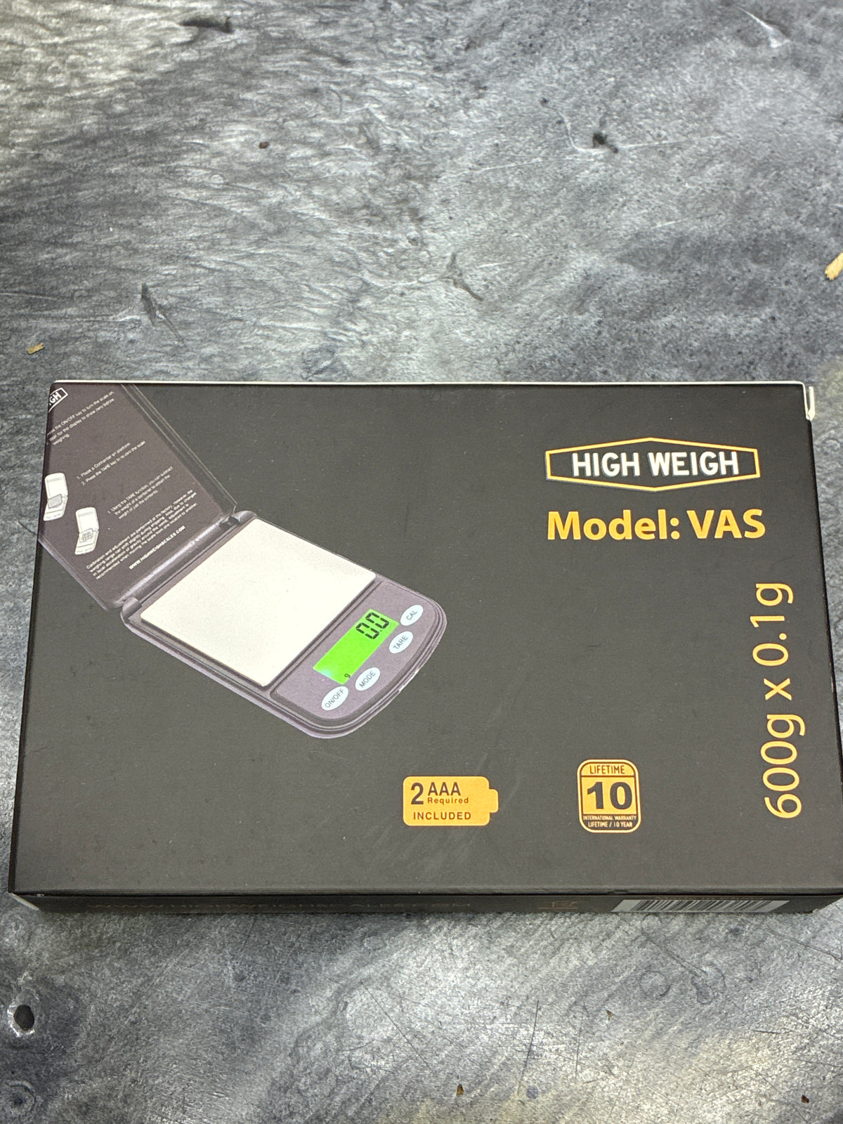 High weigh VAS 600g x 0.1g