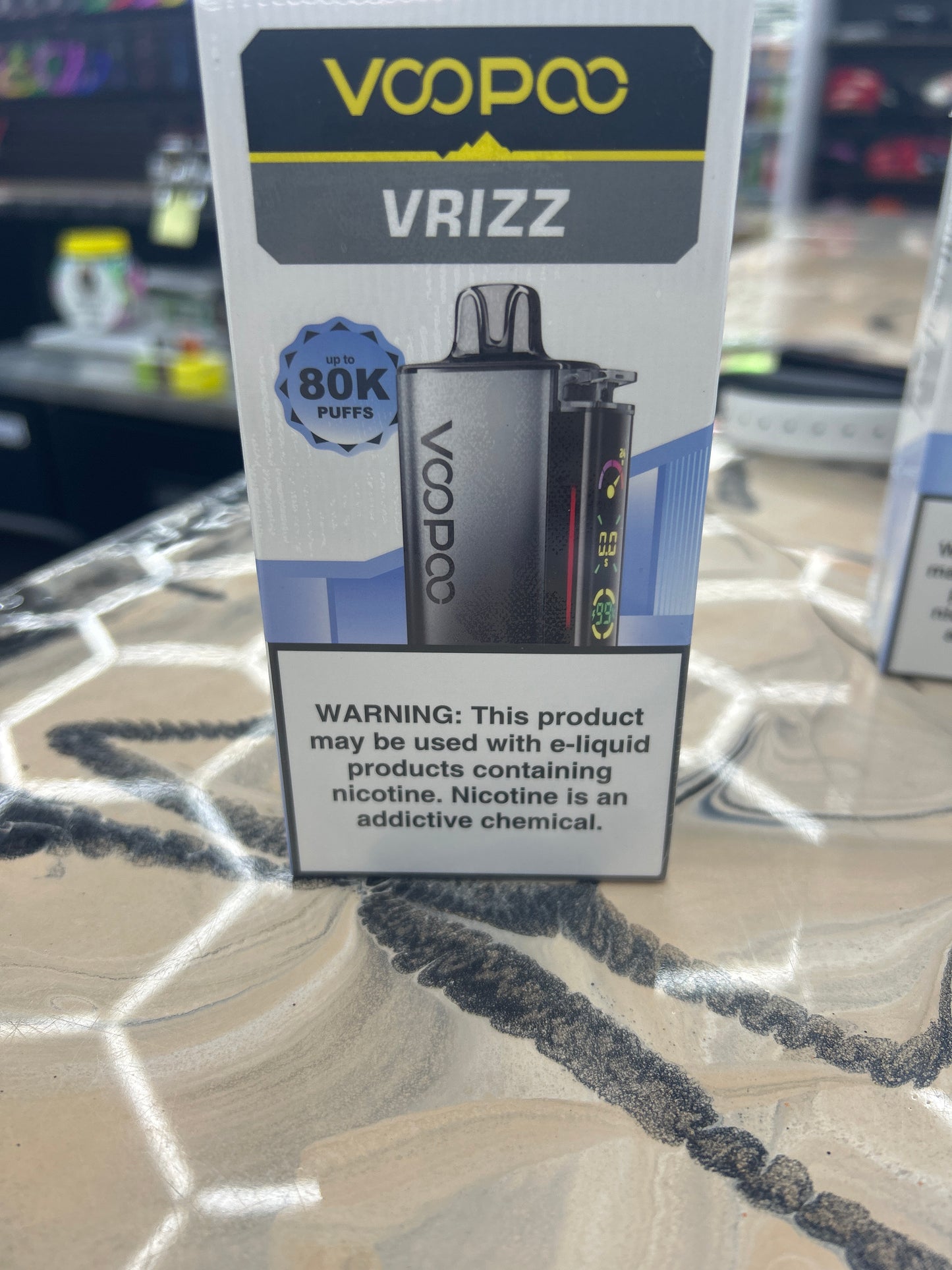 Voo poo vrizz pod mod kit silver and black