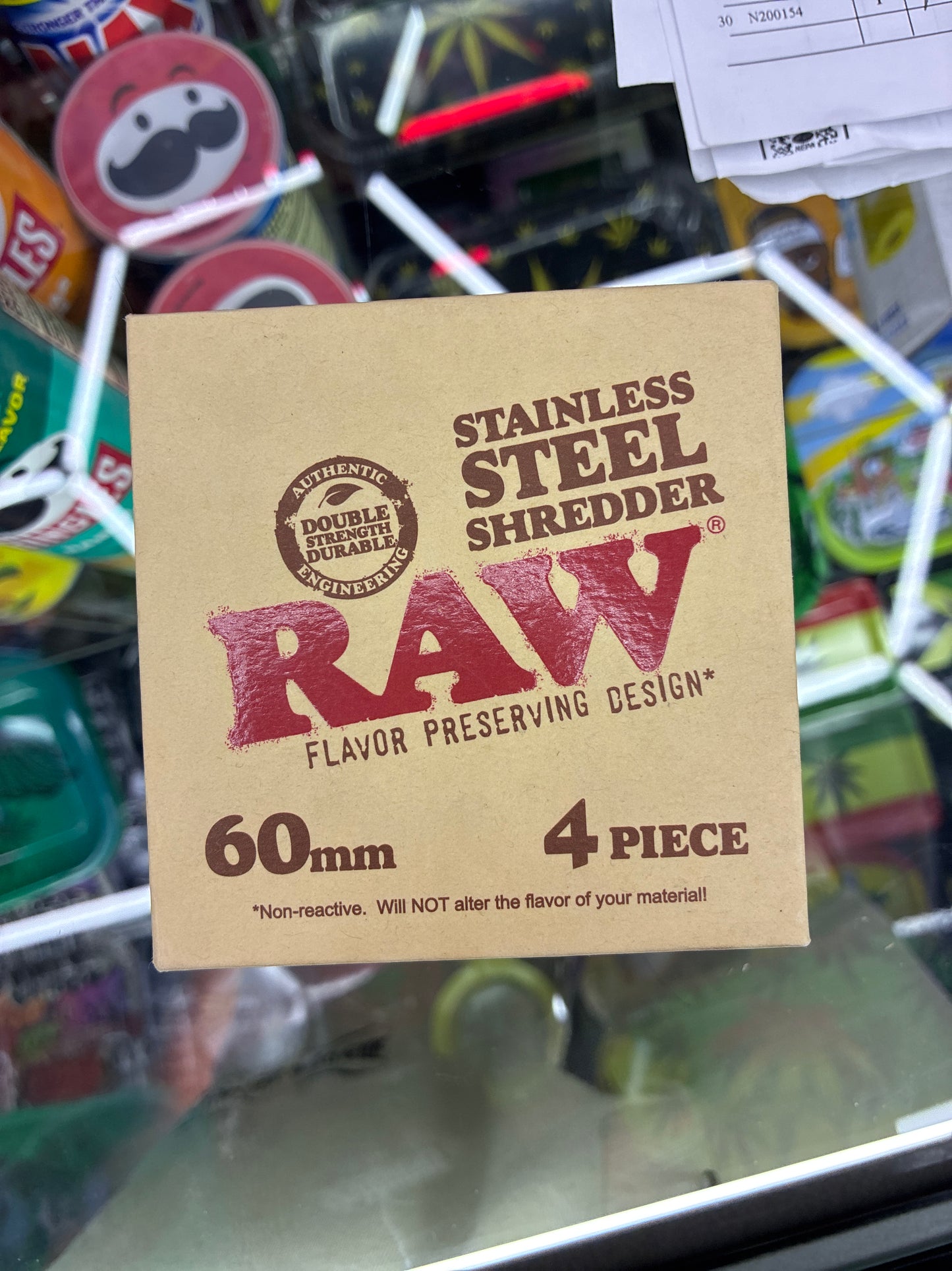 Raw 4part prototype stainless steel 60mm grinder