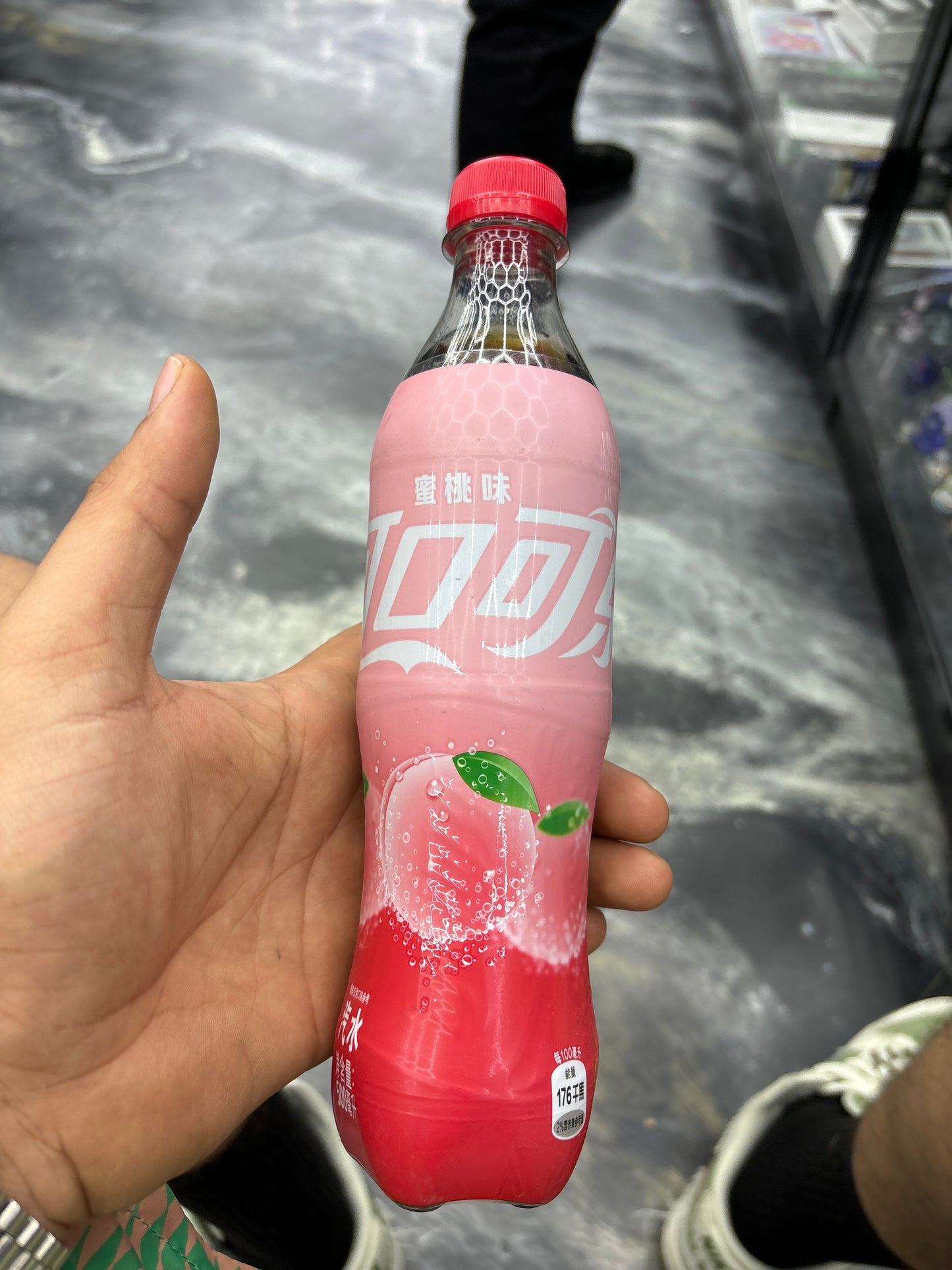 Coca Cola exotic bottle peach