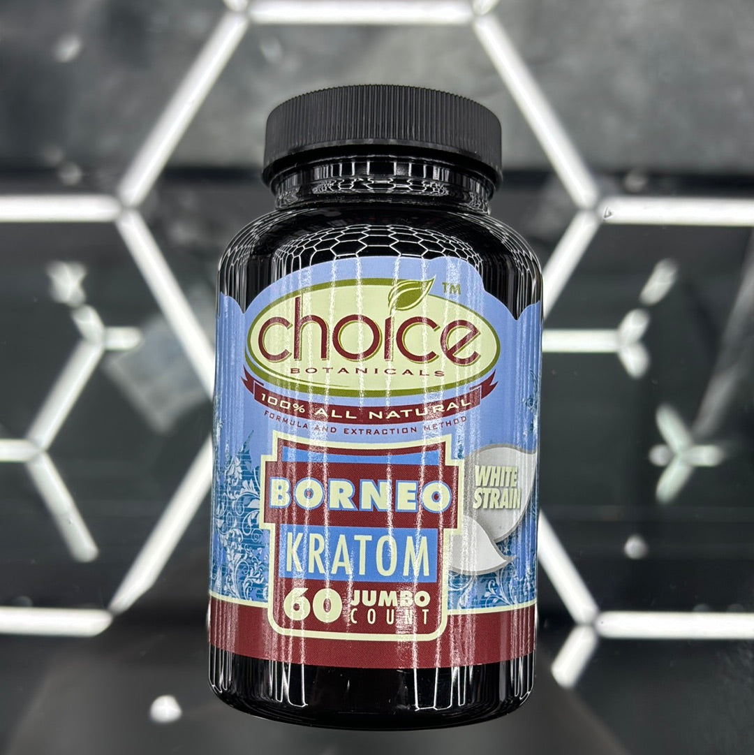 Choice Boreno , Kratom 60 jumbo count white strain