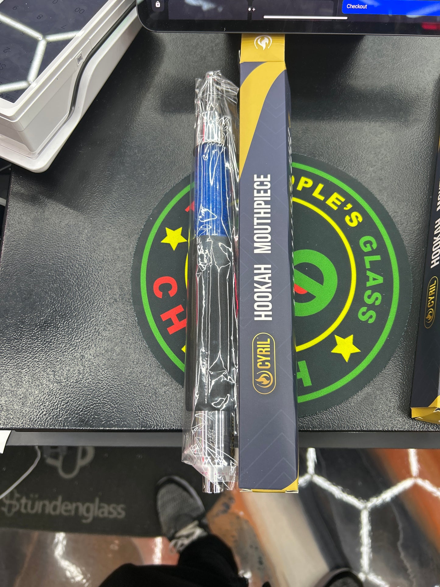 Cyril freezeable hookah mouthpiece blue