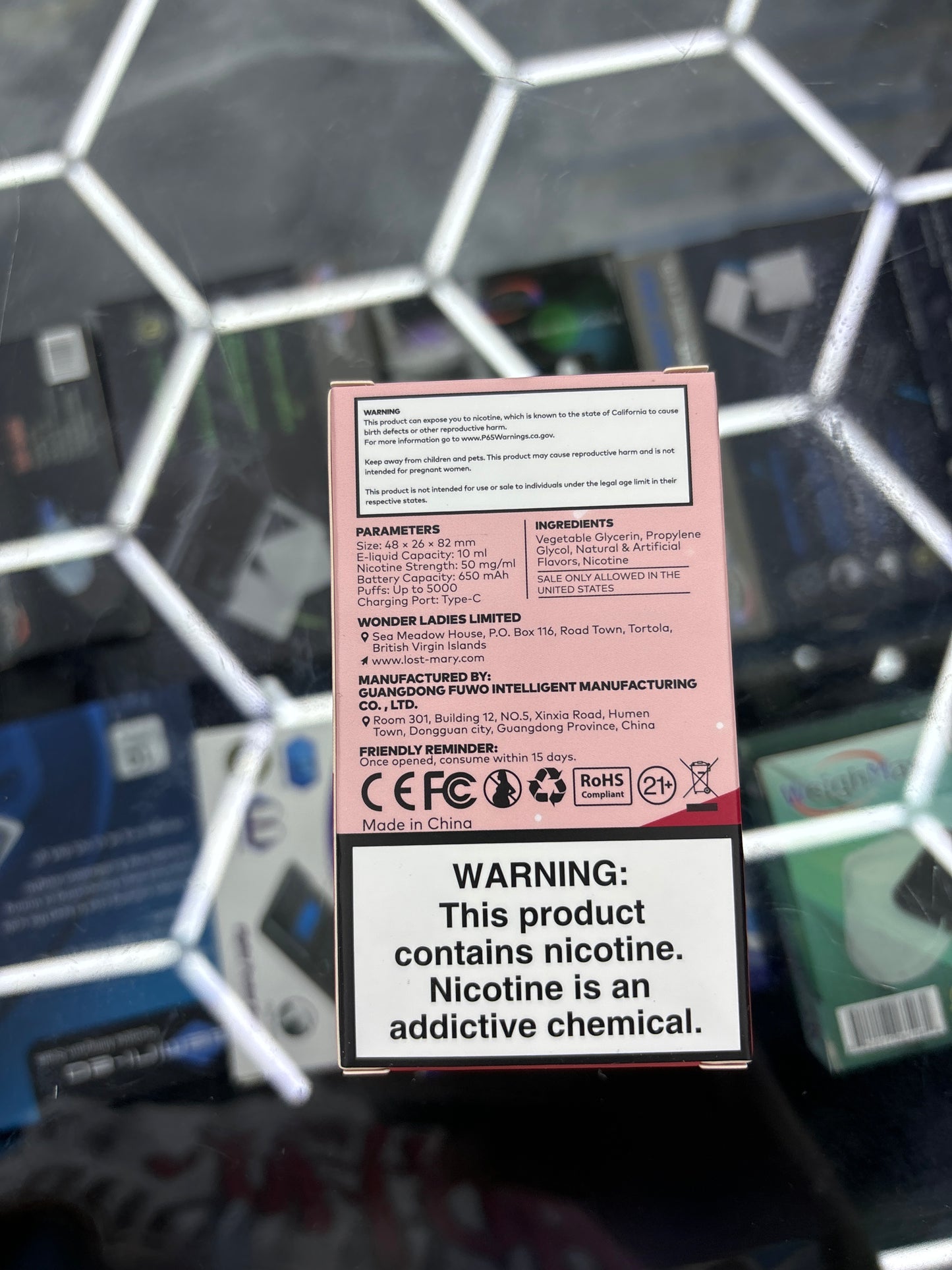 Lost Mary strawberry lemonade OS 5000