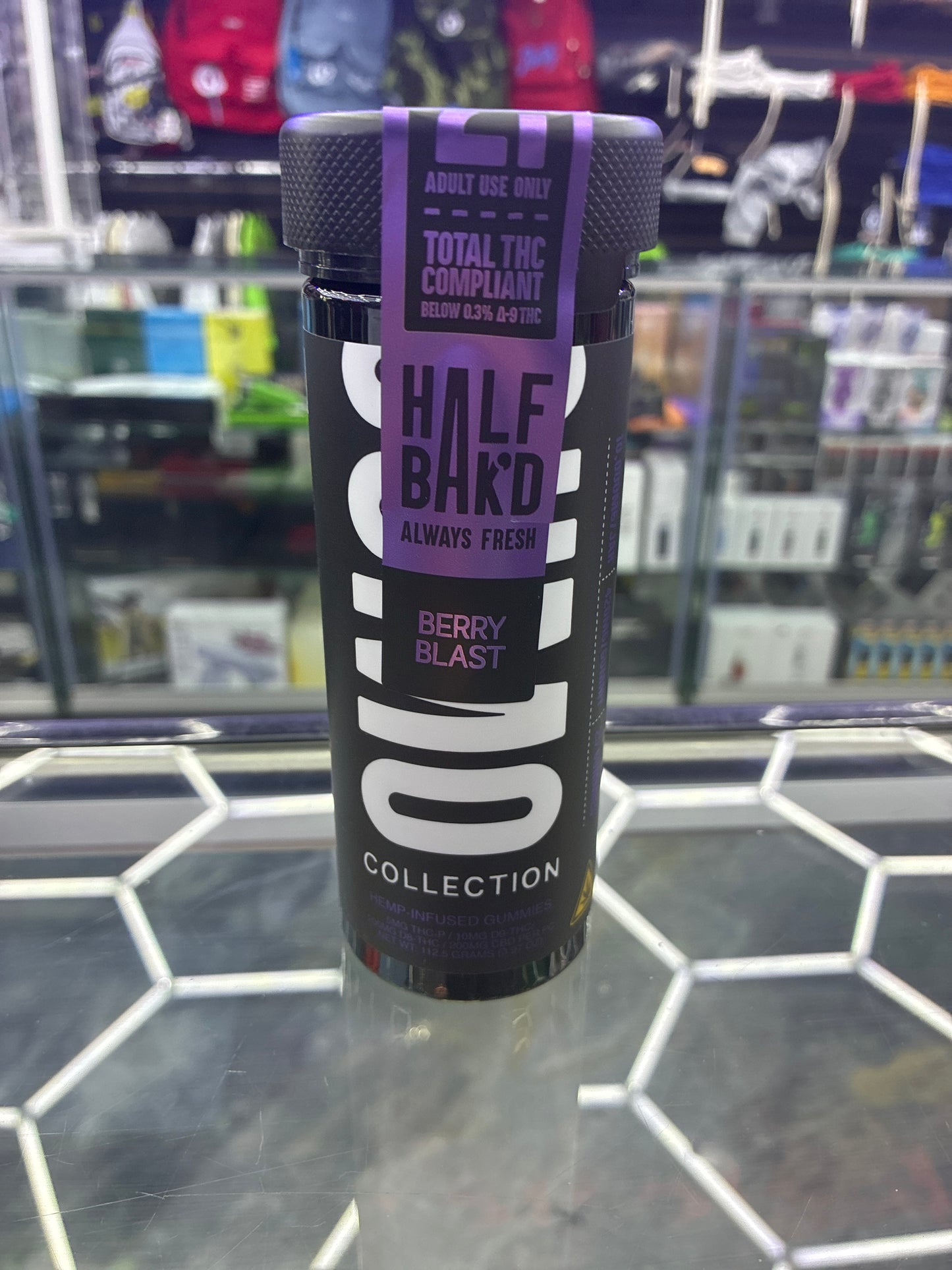 Half baked sumo 10000mg gummies 25ct jar berry blast