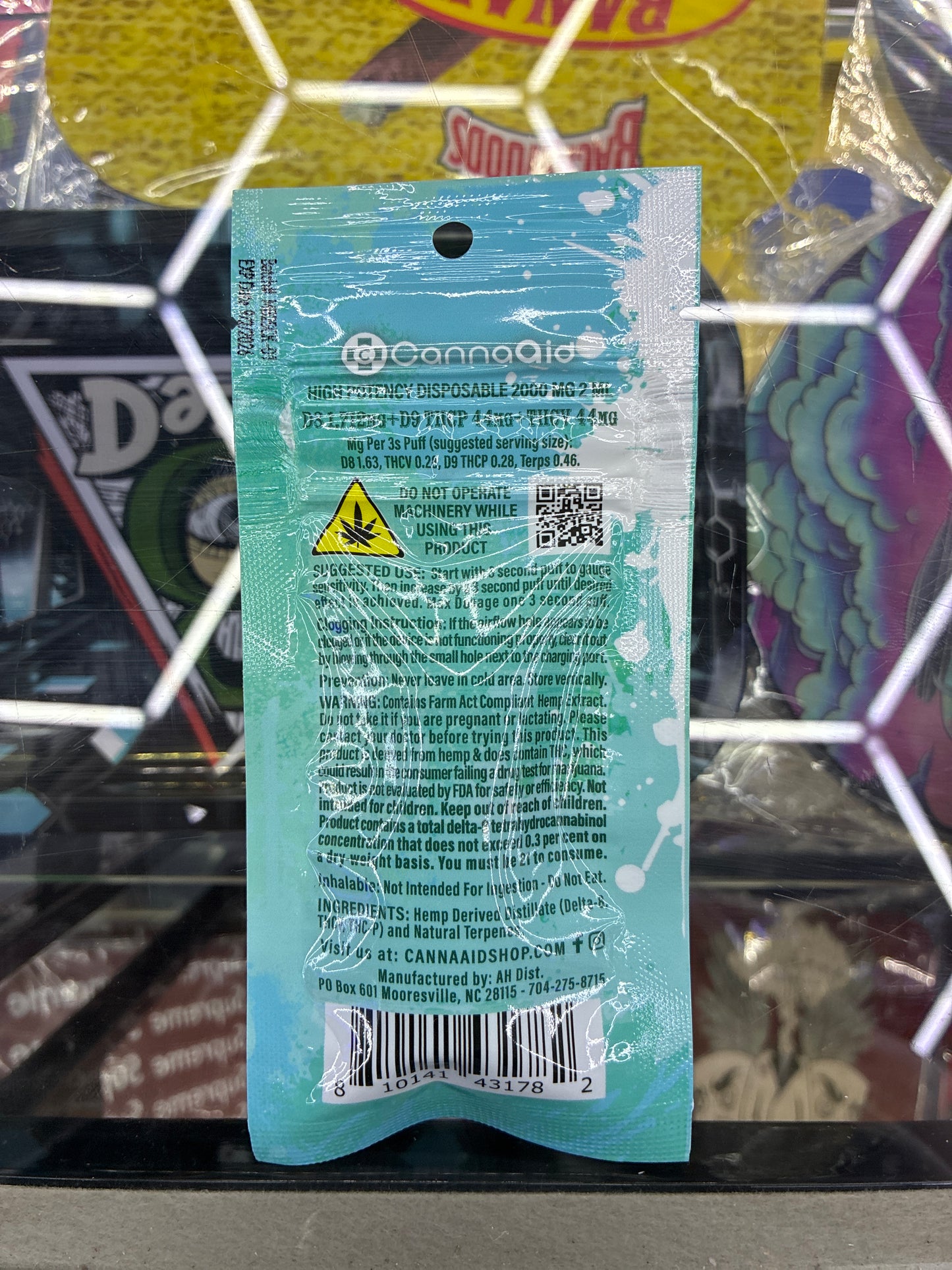 CannaAid megablend 2.0 2g strawberry cough sativa